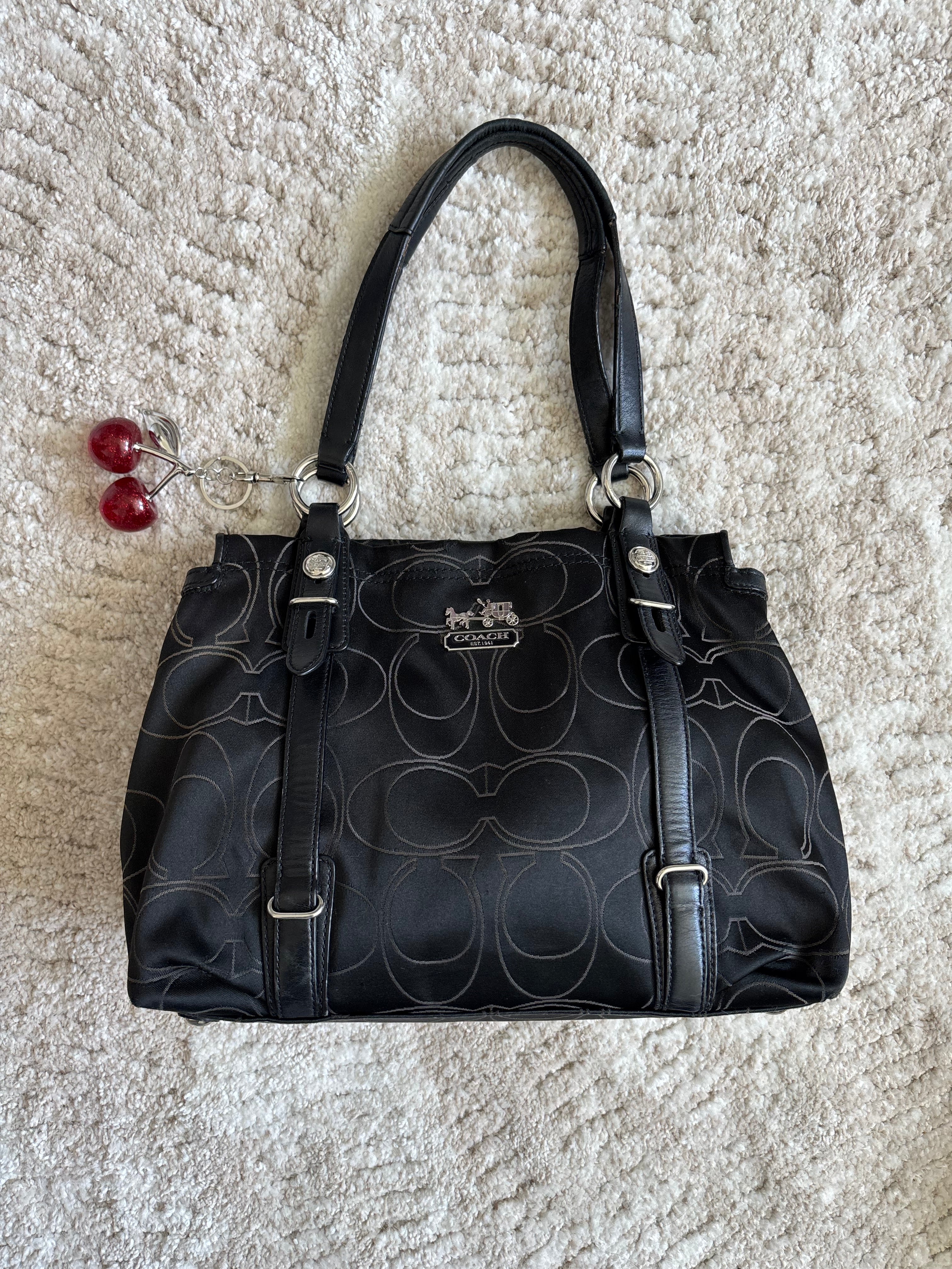 Coach Mia Black Shoulder Bag