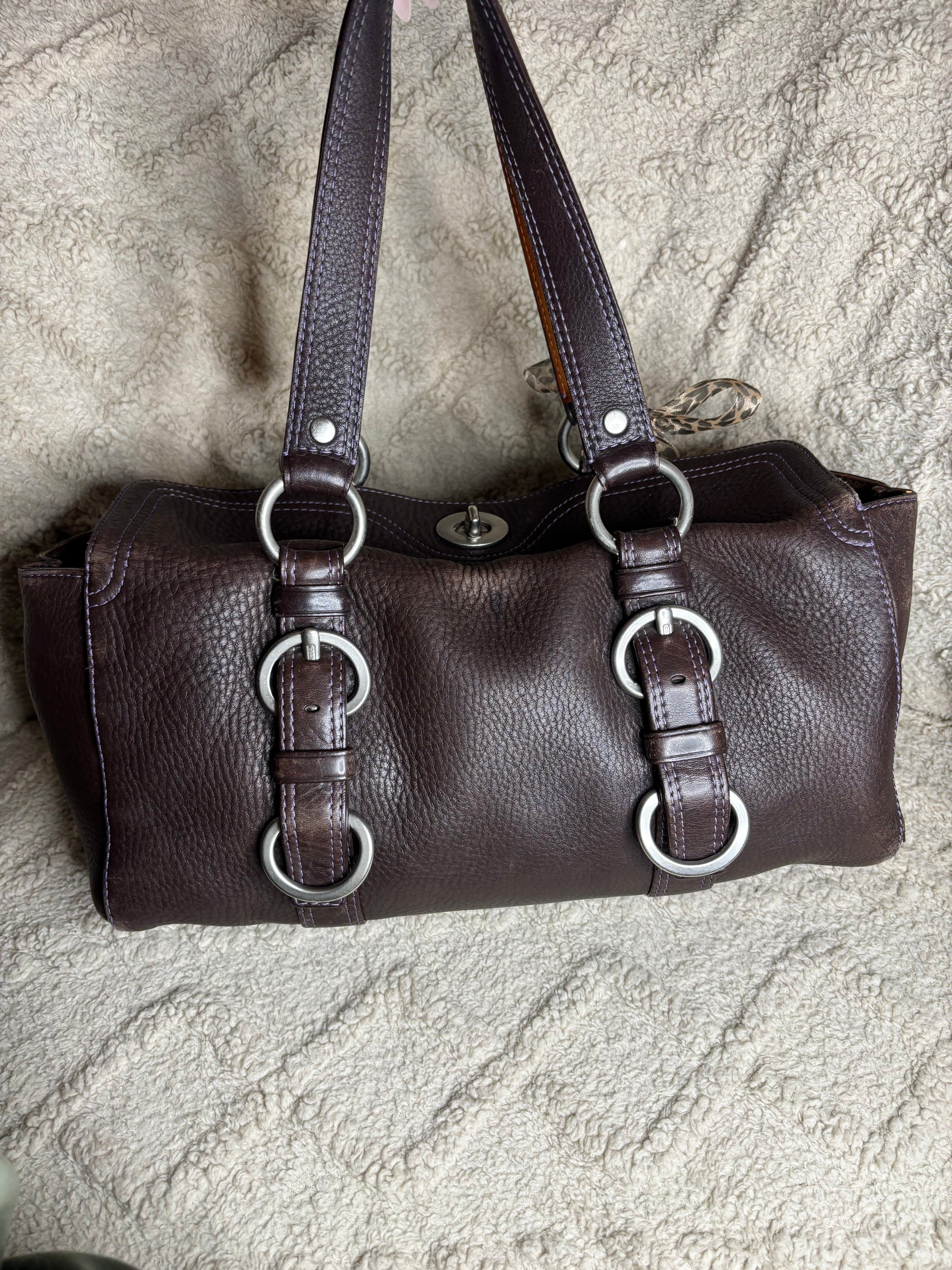 Coach Brown Leather Satchel