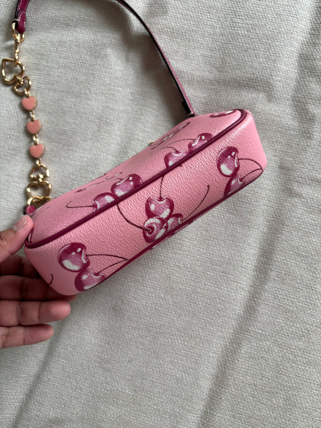 Y2k Coach Cherry Print Nolita 19