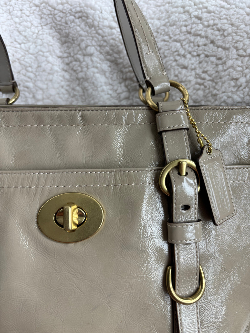 Coach Turnlock Shoulder Bag