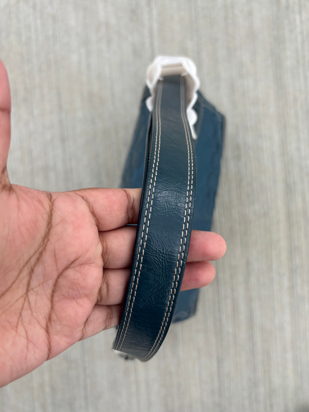 Y2K Coach Dark Blue Hampton Shoulder Bag