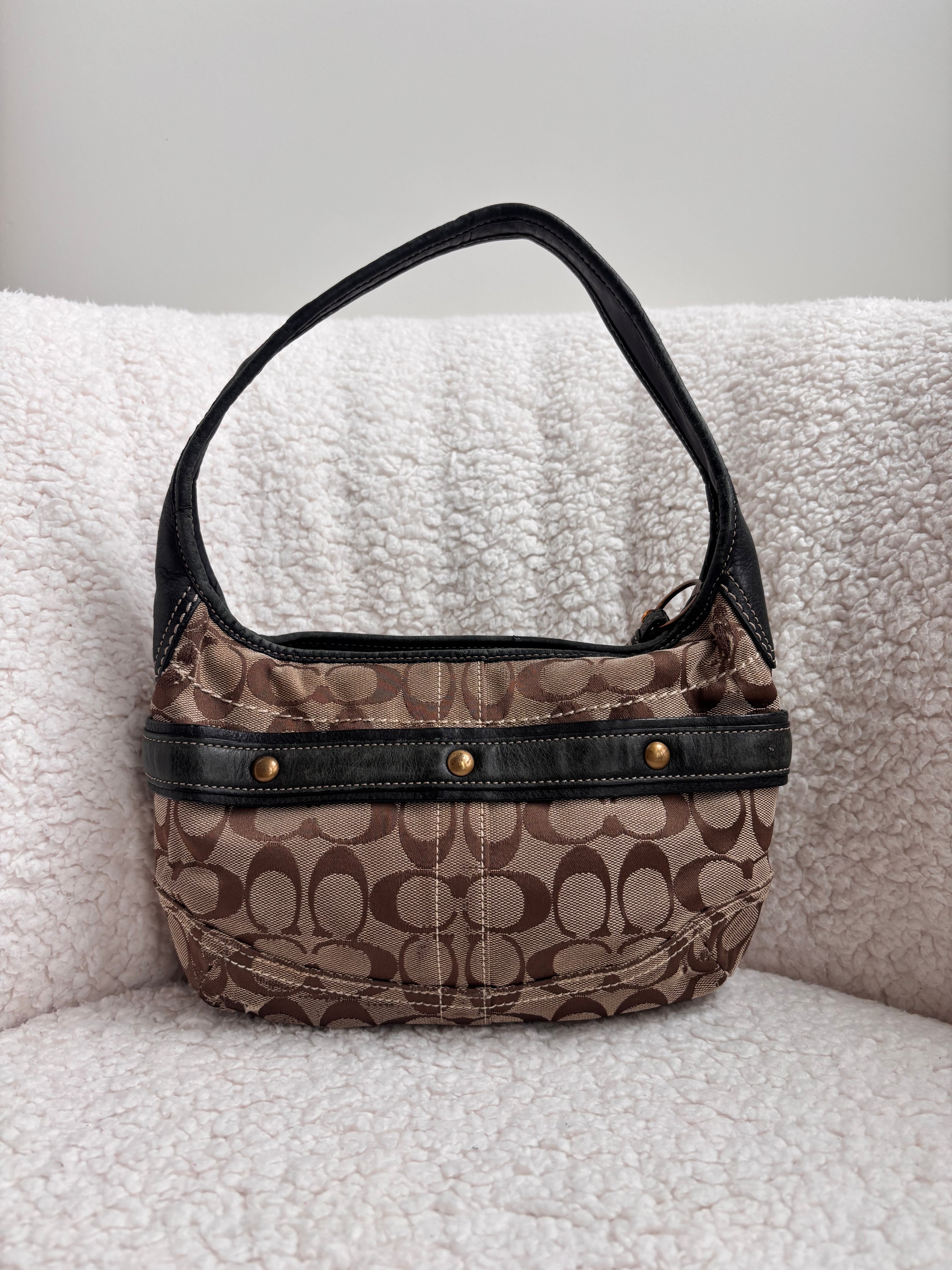 Coach Brown Signature Ergo Small