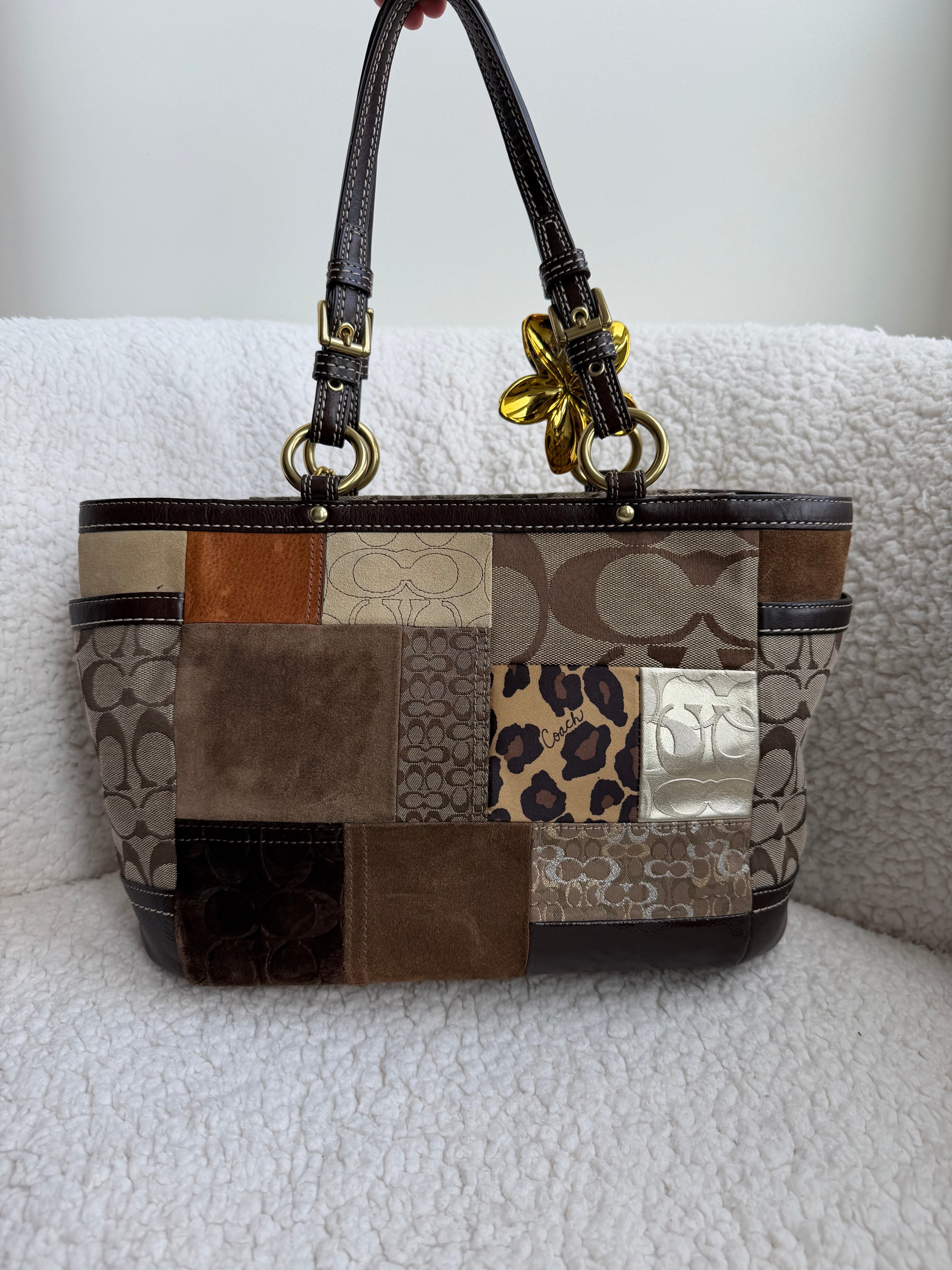 Coach Patchwork Tote Shoulder Bag