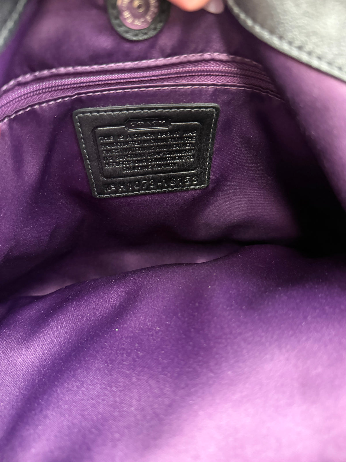 Coach Maggie Black Shoulder Bag