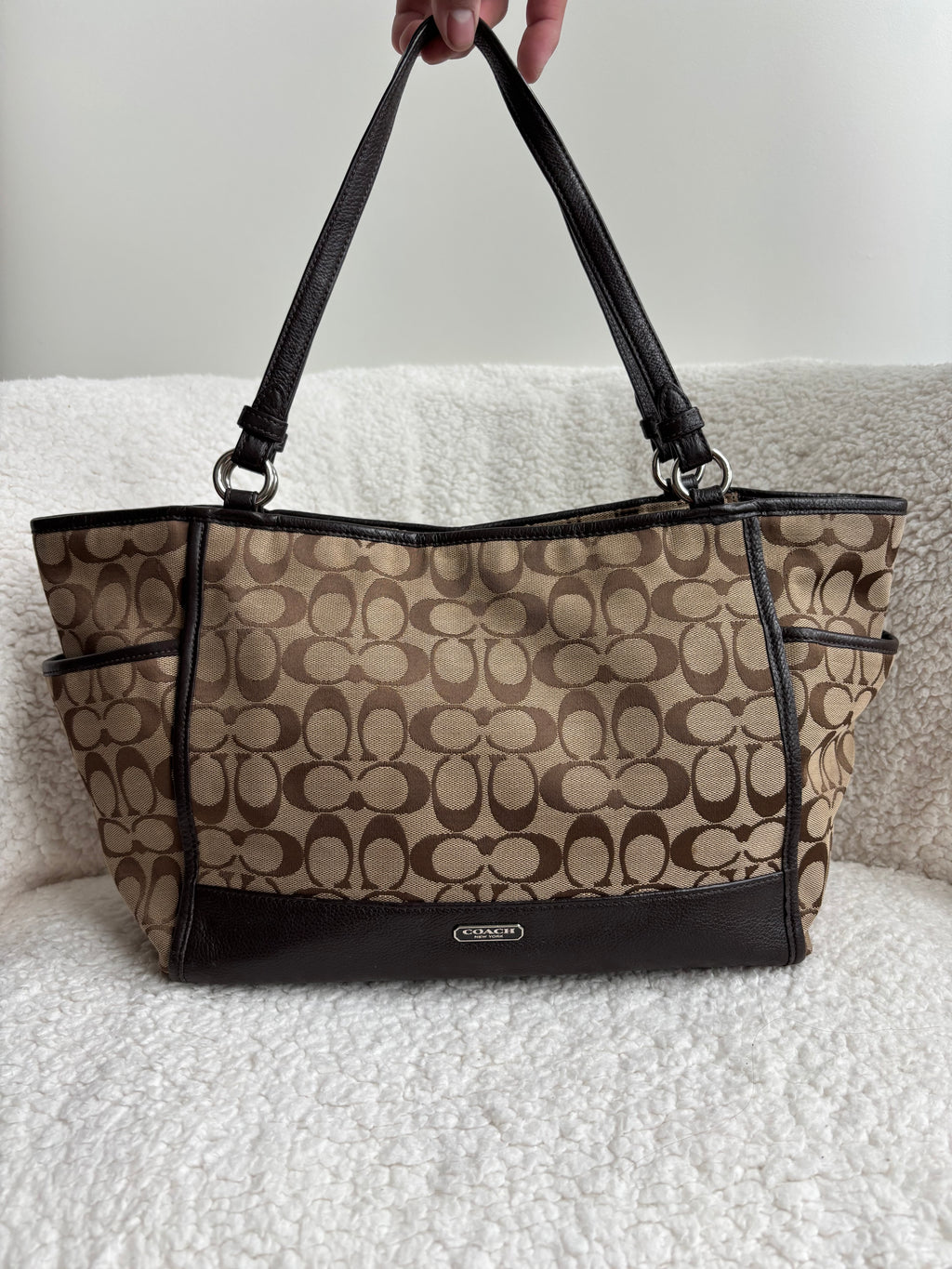 Coach Signature Brown Tote Bag