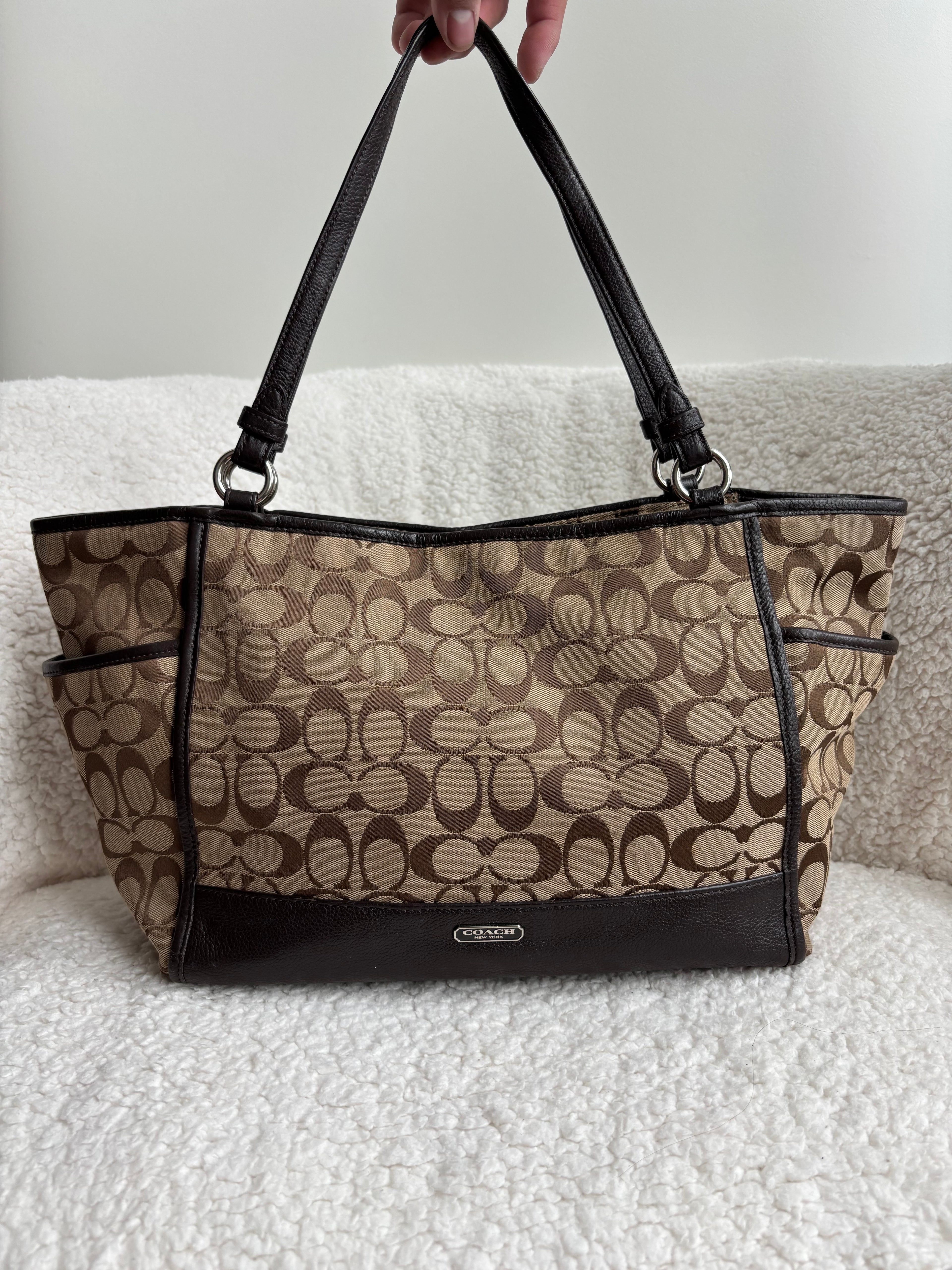 Coach Signature Brown Tote Bag