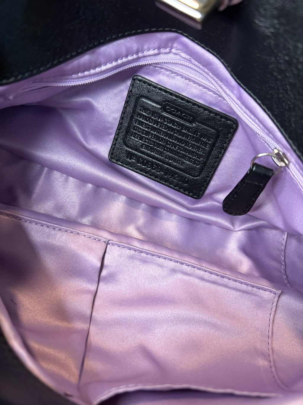 Y2K Coach Black Holiday Shoulder Bag