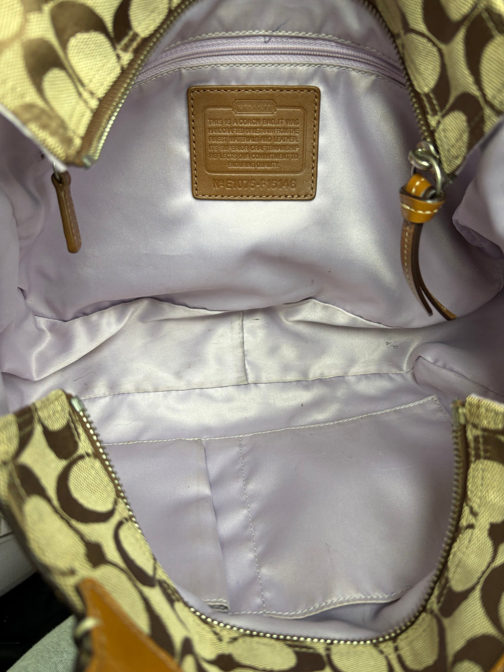 Coach Brown Tote Bag