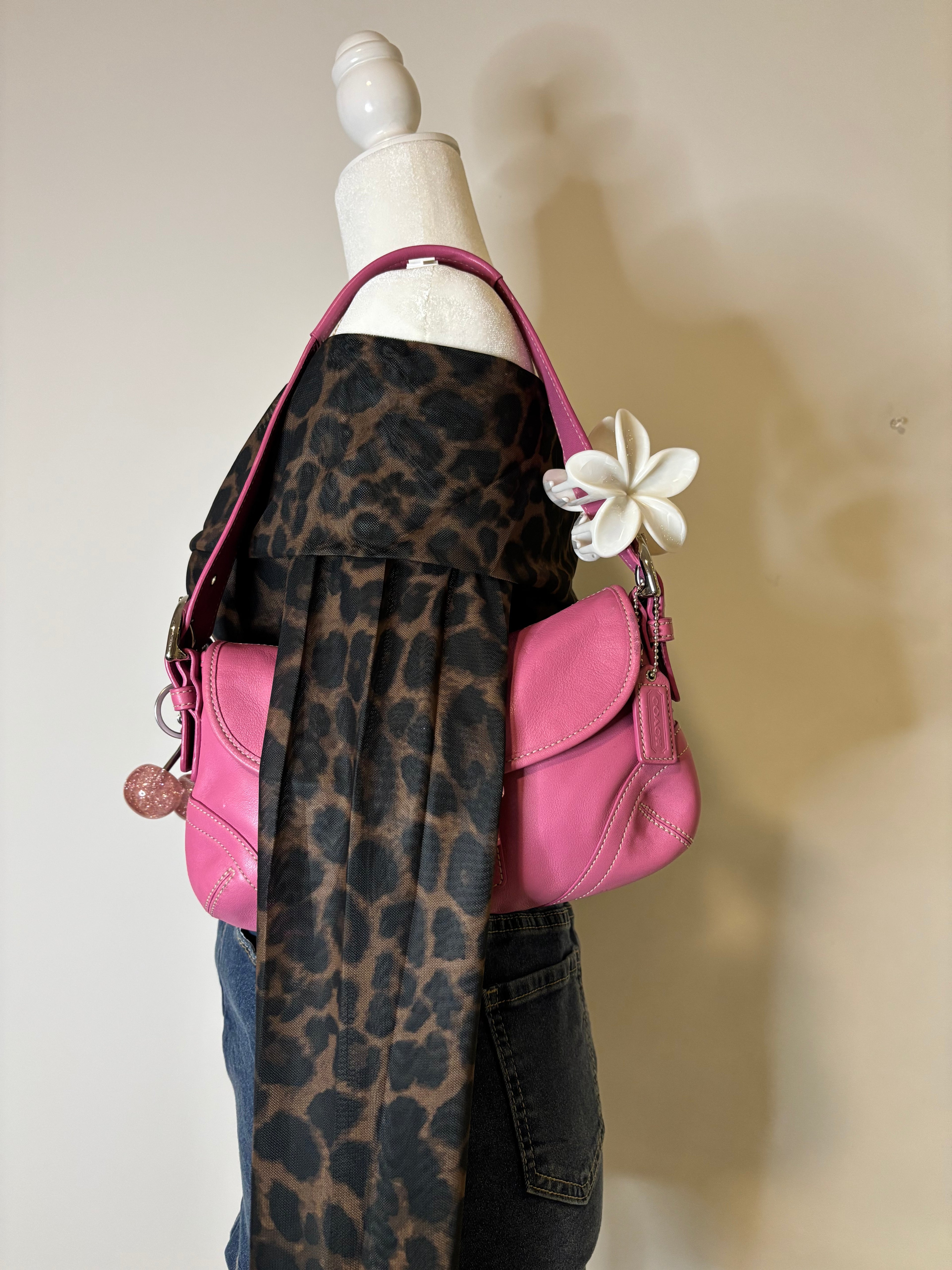 Coach Mini Soho Pink Leather