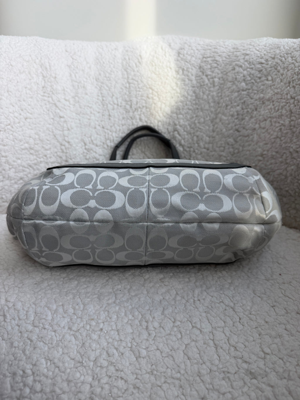 Coach Cricket Gray Shoulder Bag