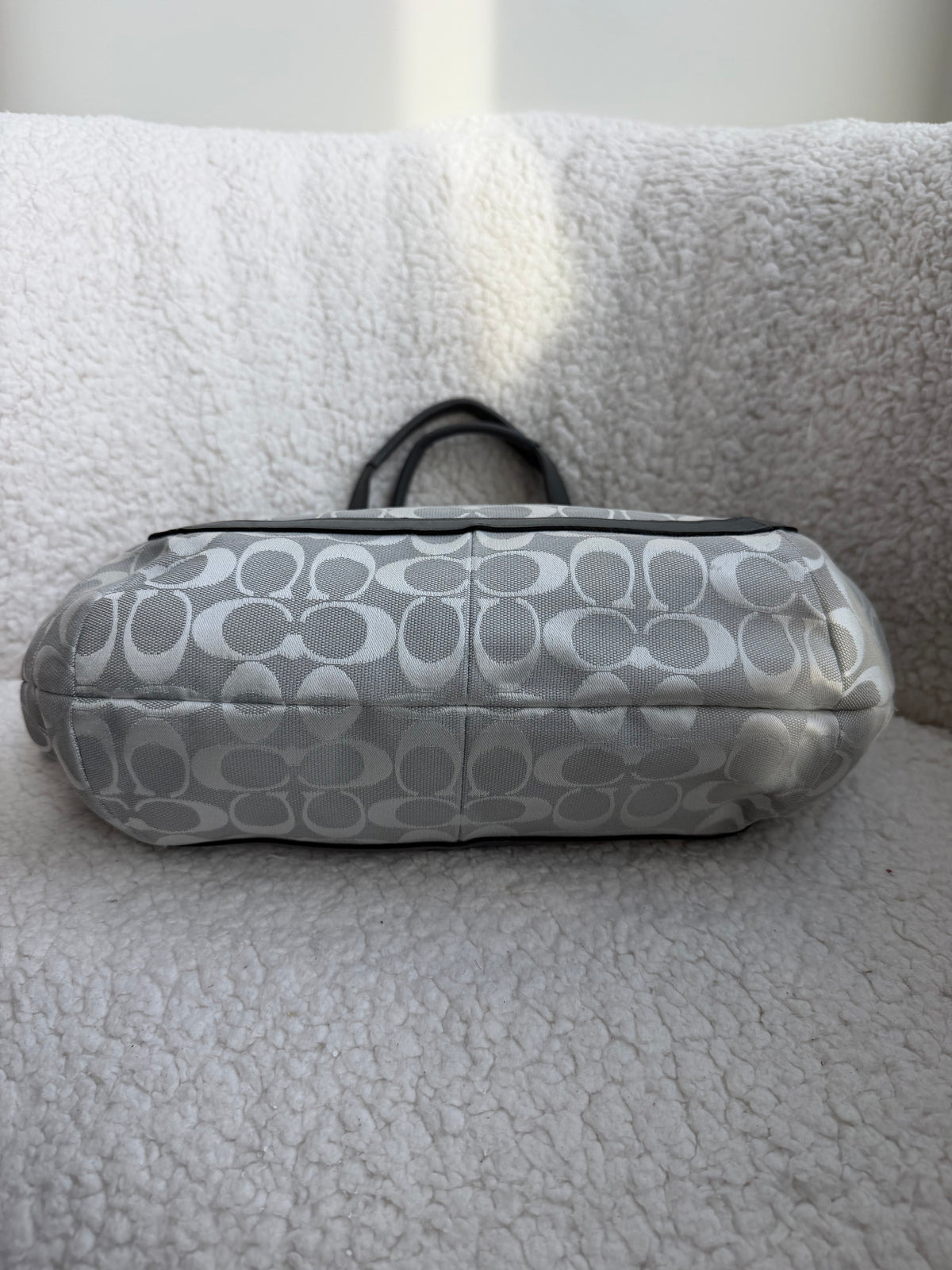 Coach Cricket Gray Shoulder Bag