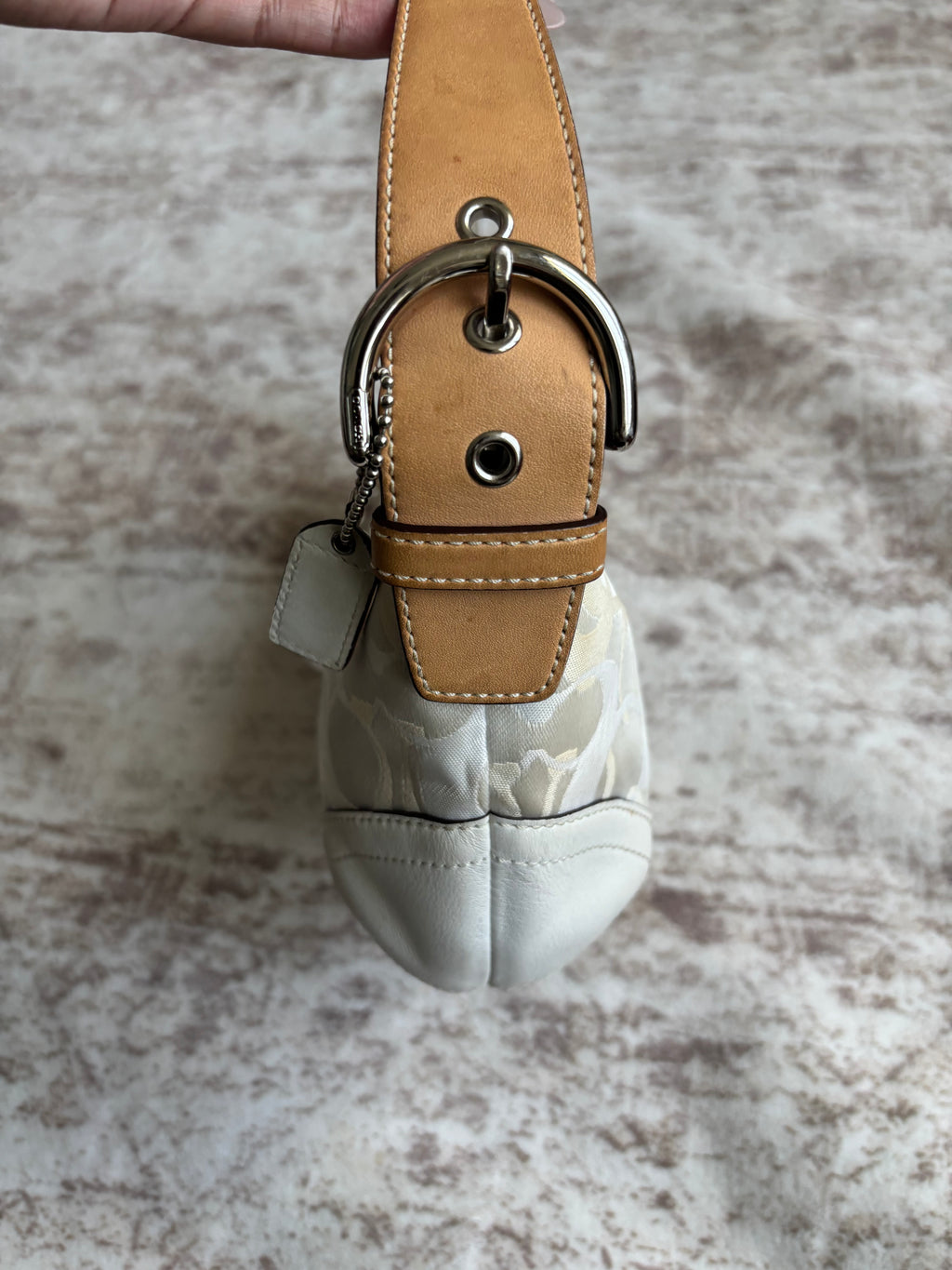 Coach Hobo Mini Off White