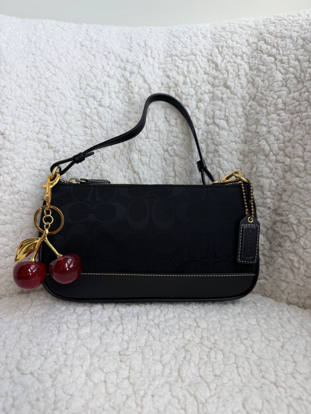 Coach Demi Bag Black Signature