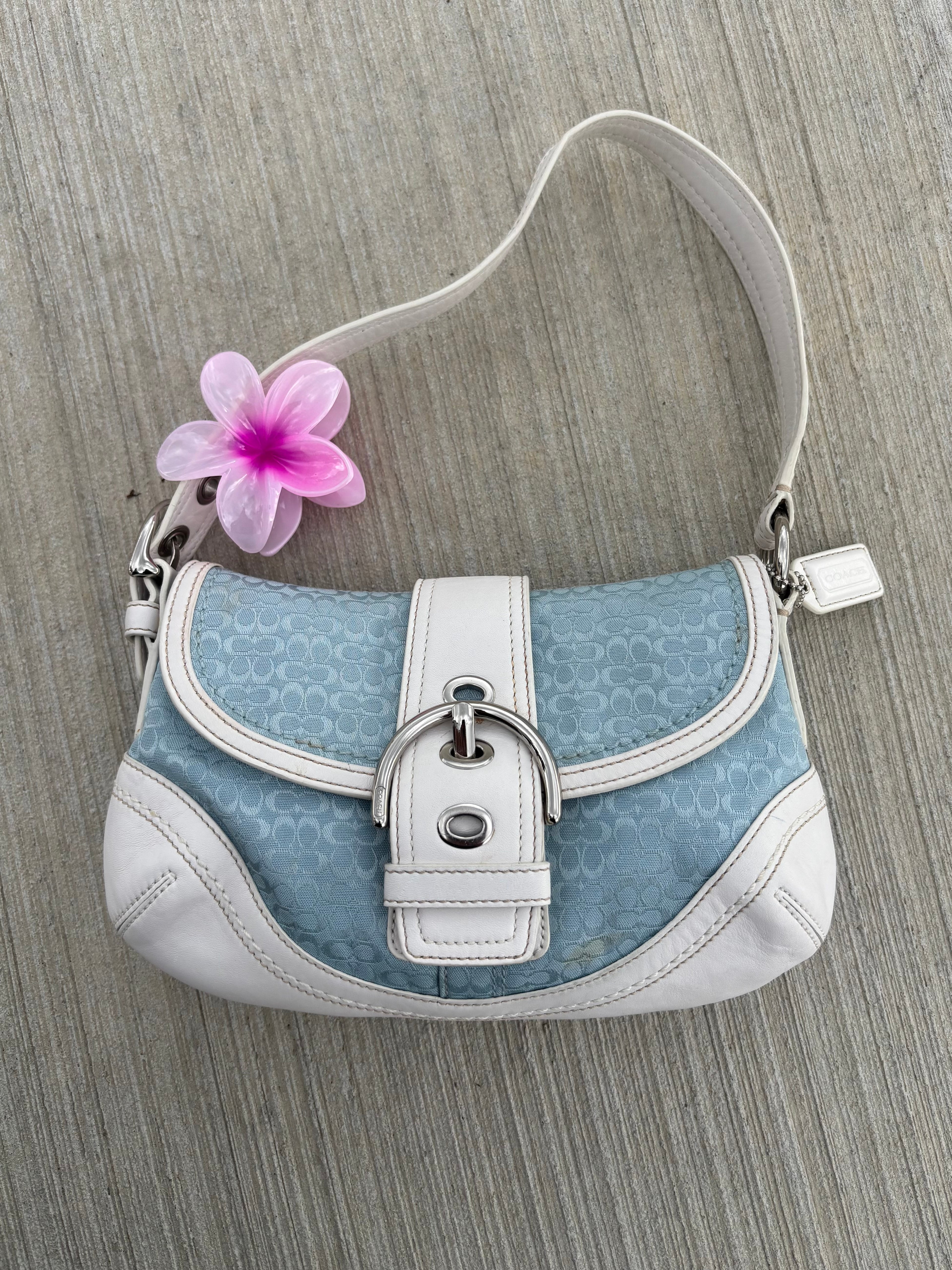 Y2K Coach Blue Mini Soho