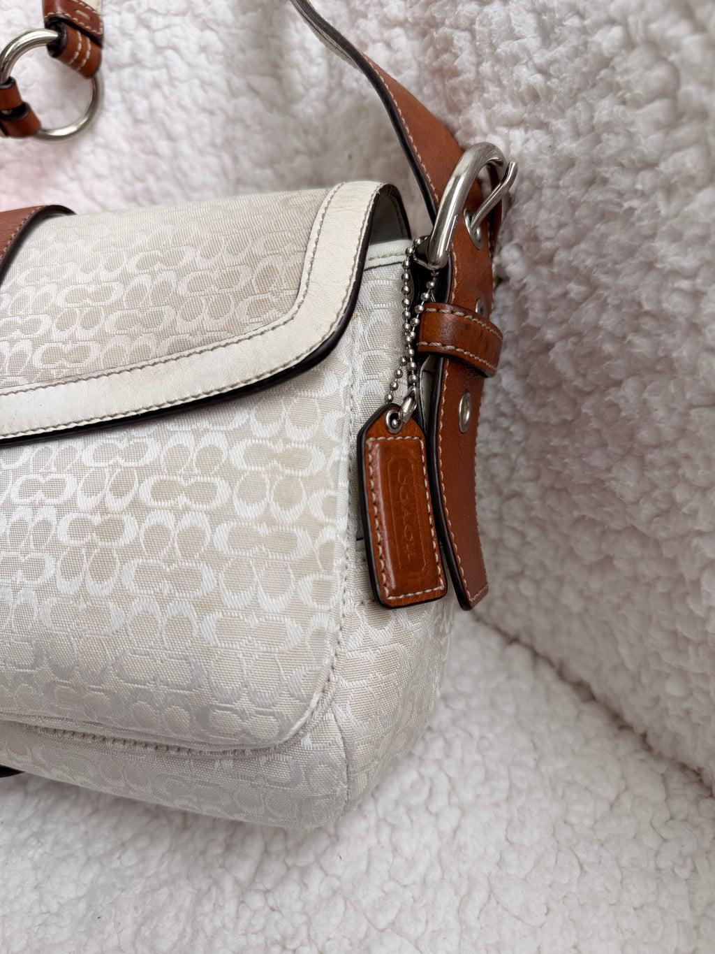 Coach Two Pocket Soho White