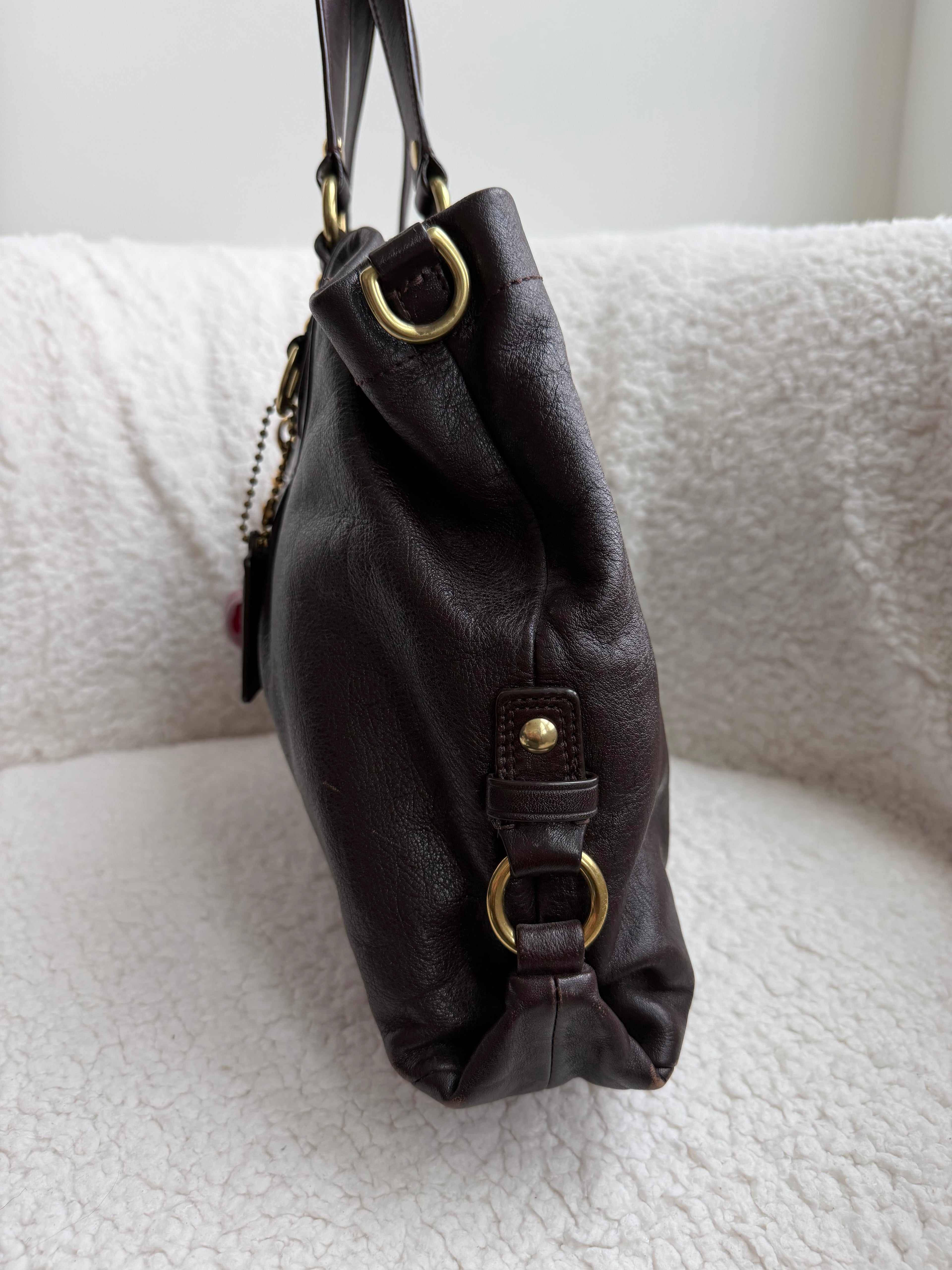 Coach Brown Leather Tote