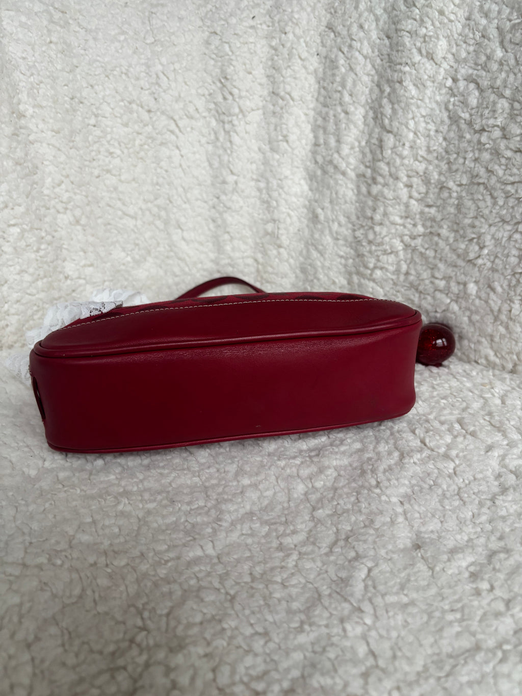 Y2K Coach Demi Bag Red Signature