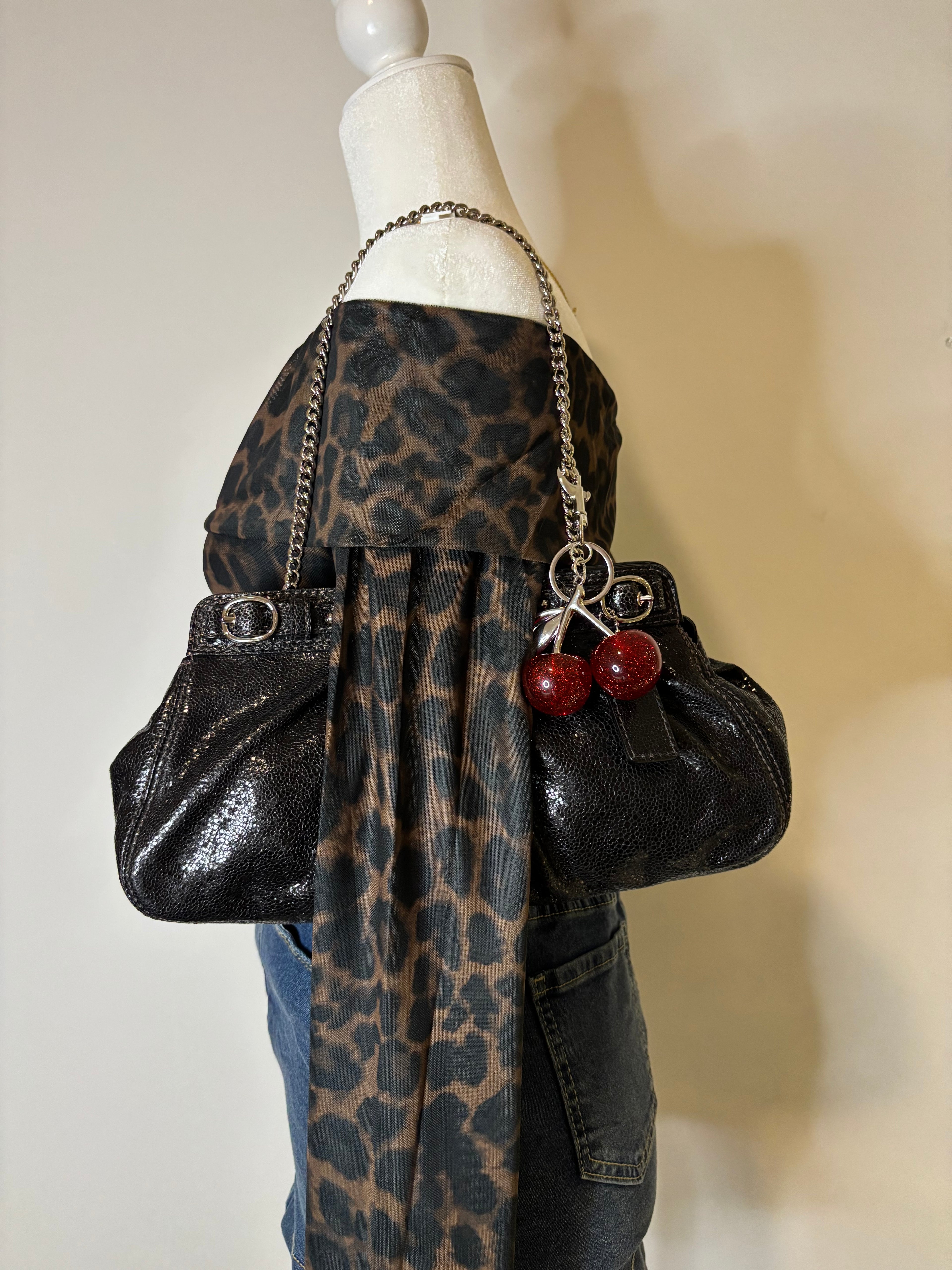 Y2K Coach Black Holiday Shoulder Bag