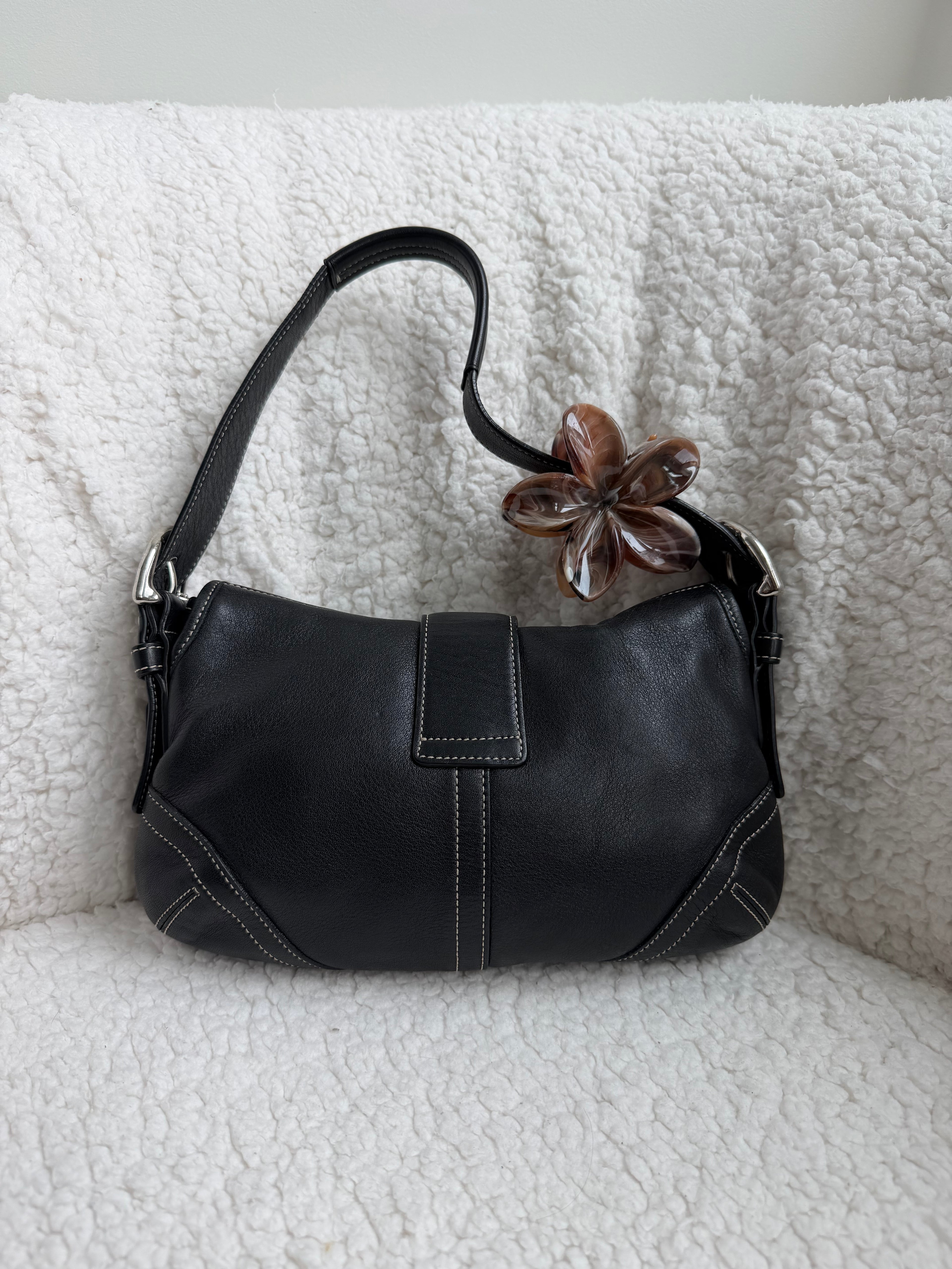Coach Soho Mini Black Leather