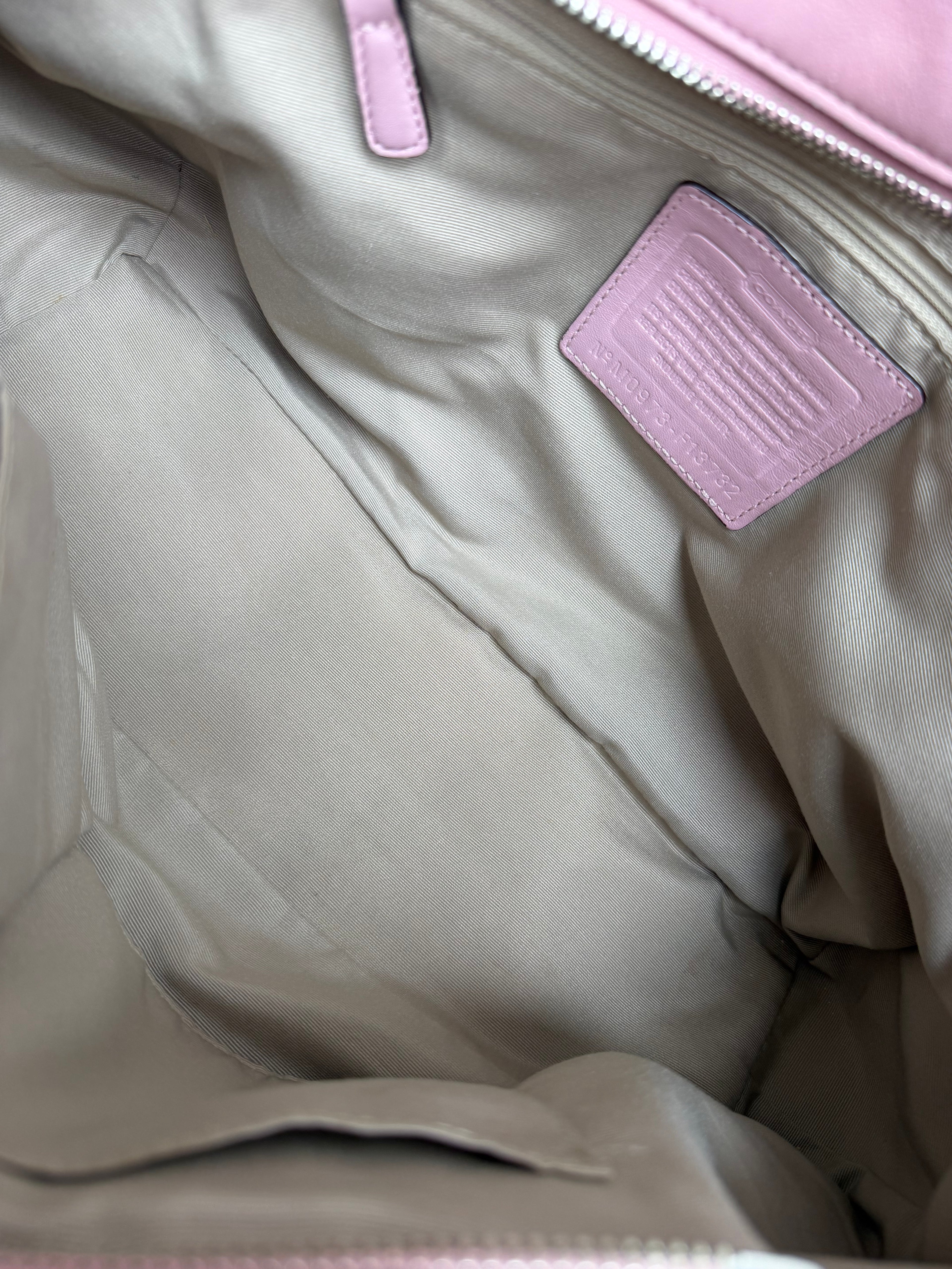 Coach Hampton Pink Shoulder Bag