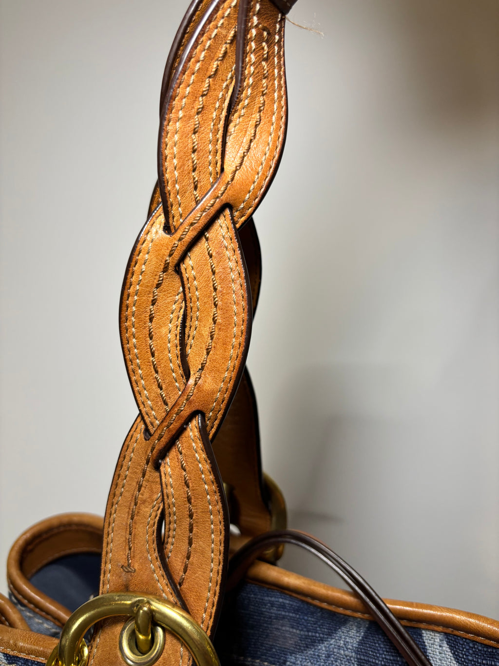 Coach Denim Shoulder Bag