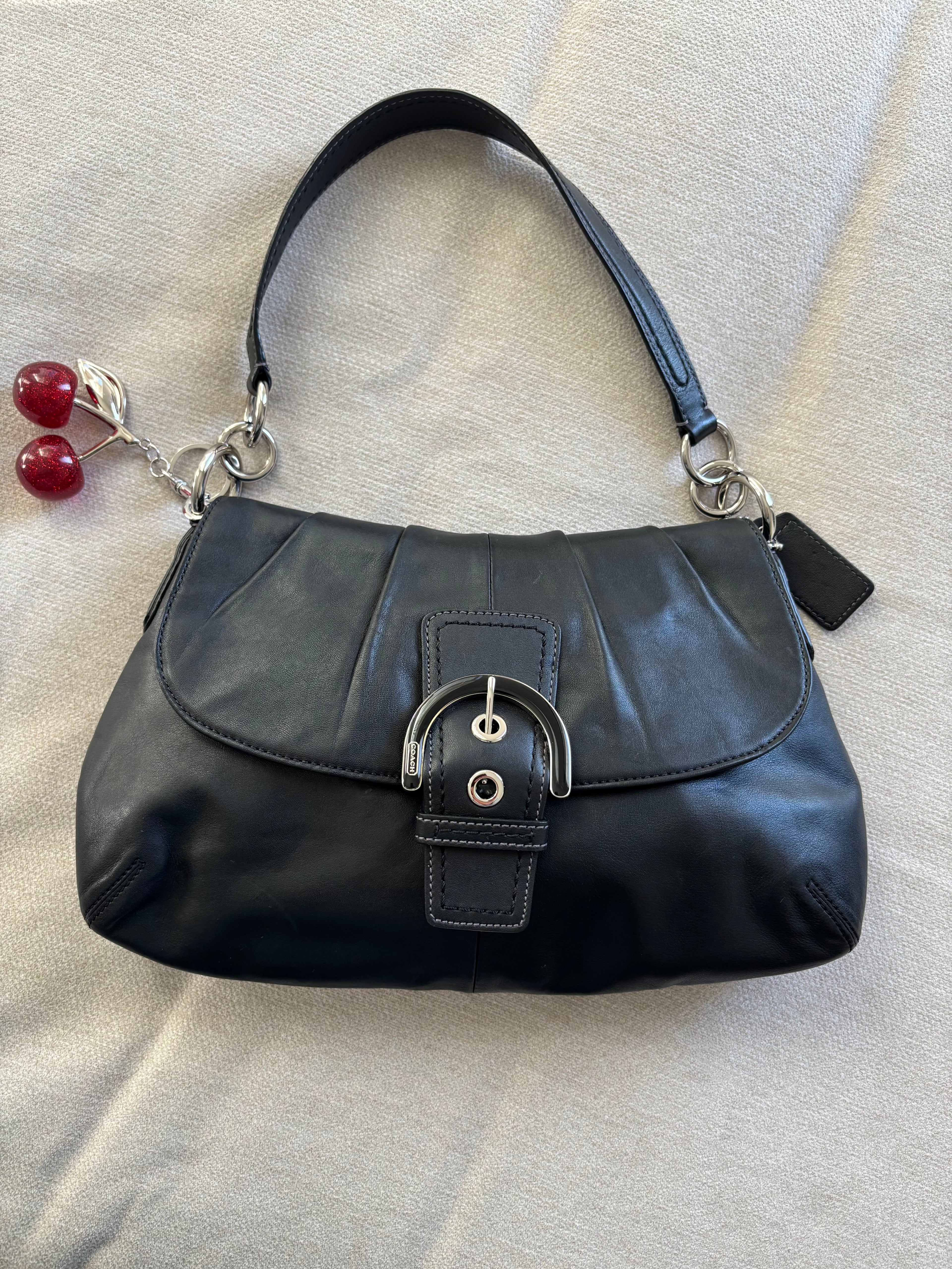 Y2K Coach Black Large Soho
