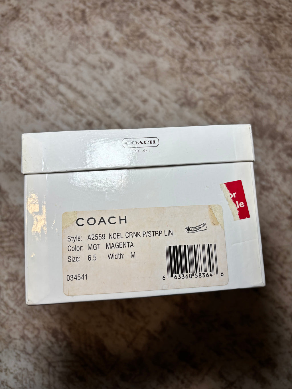 Y2K Coach Patent Leather Flats