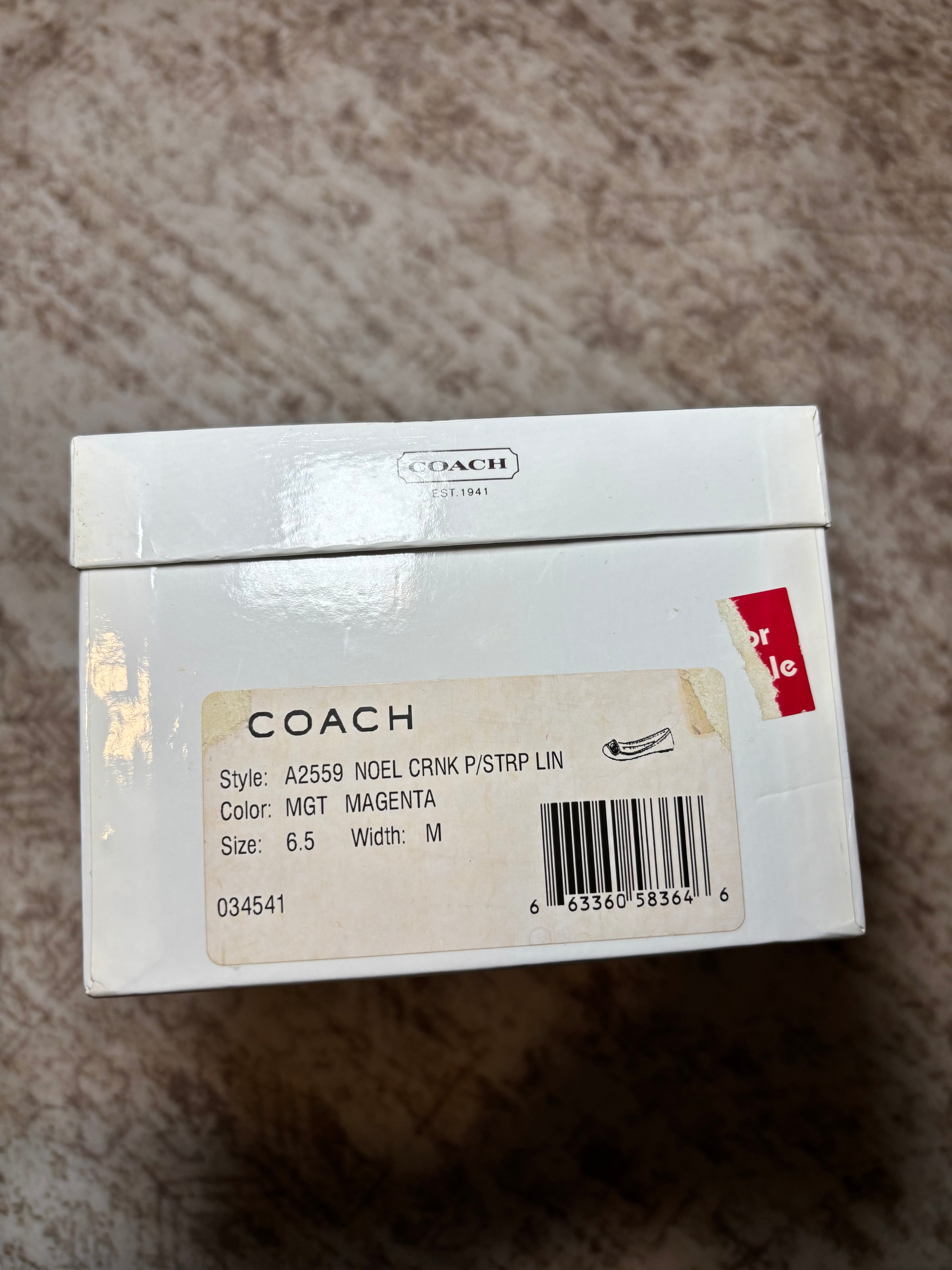 Y2K Coach Patent Leather Flats