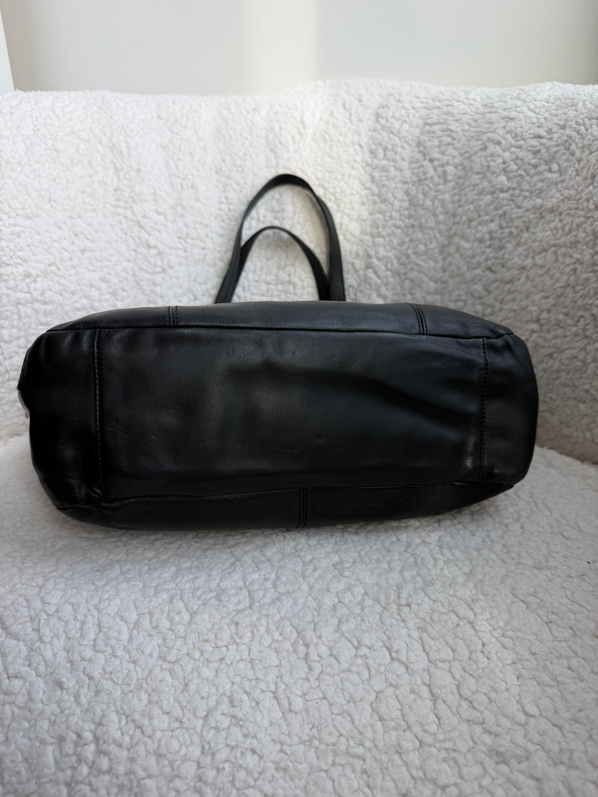 Coach Black Leather Tote