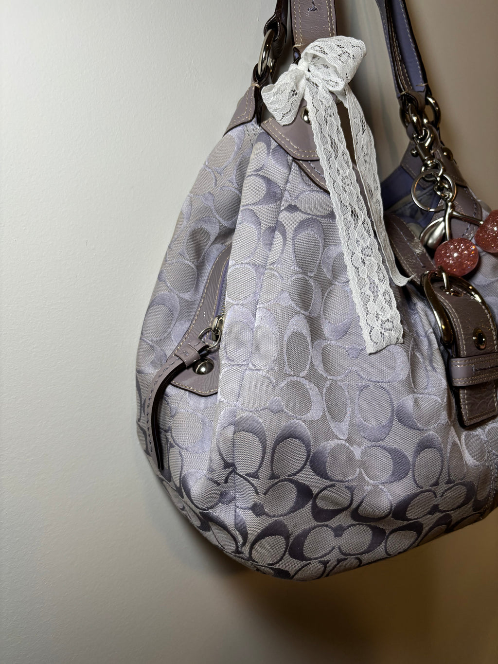 Coach Soho Purple Shoulder Bag and Wallet