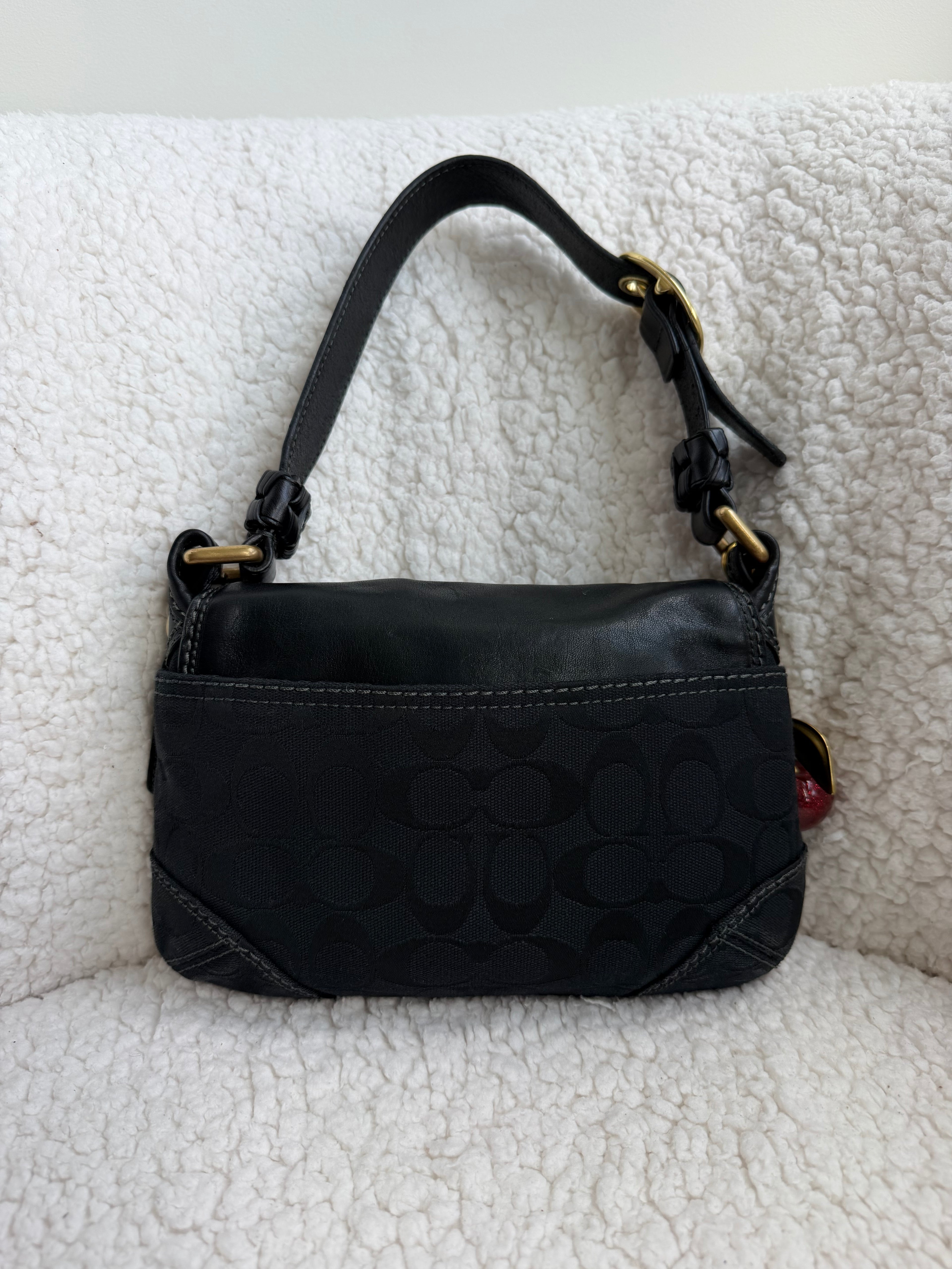 Coach Black Small Bleeker Shoulder Bag