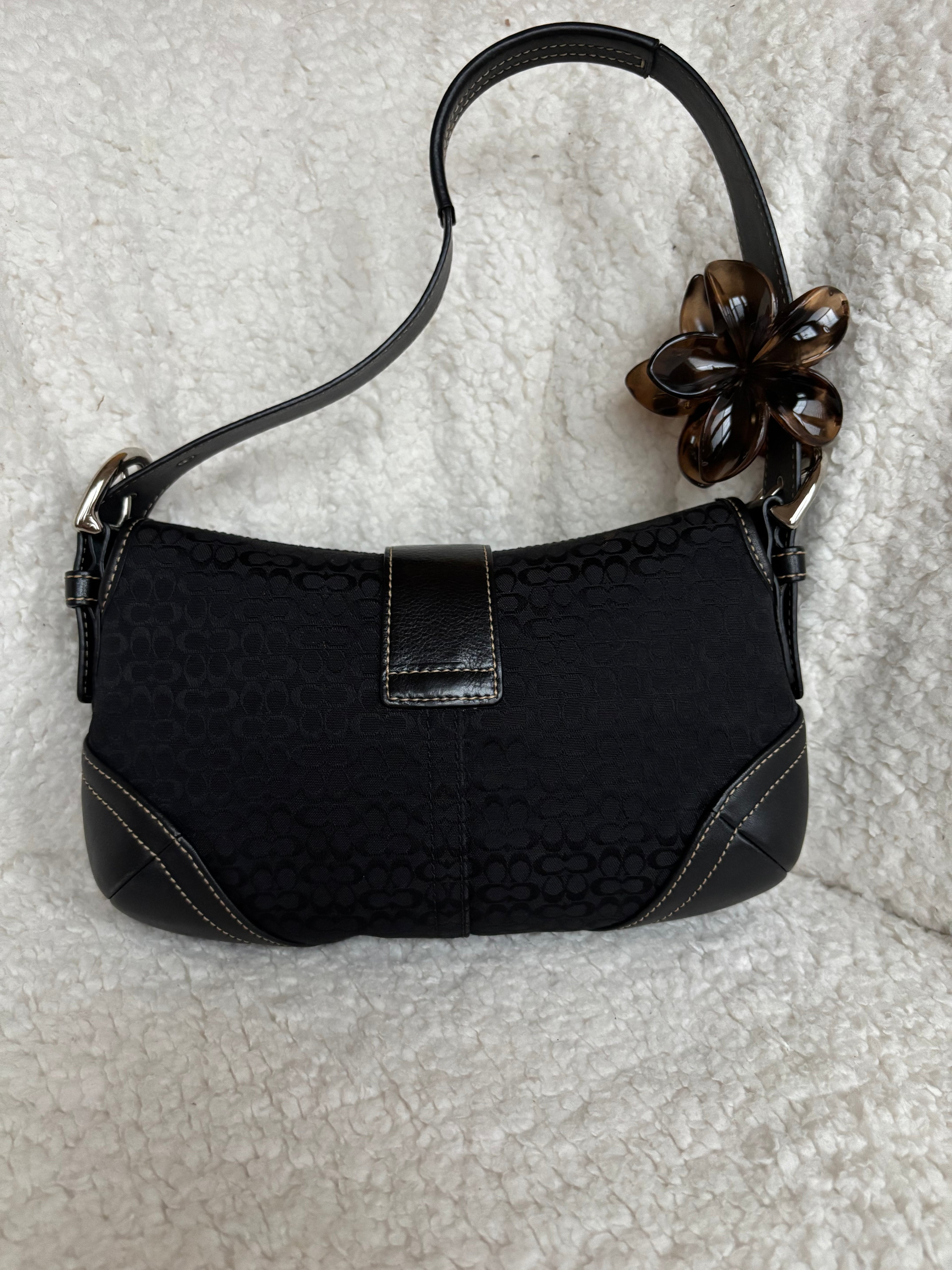 Y2K Coach Mini Soho Black Signature