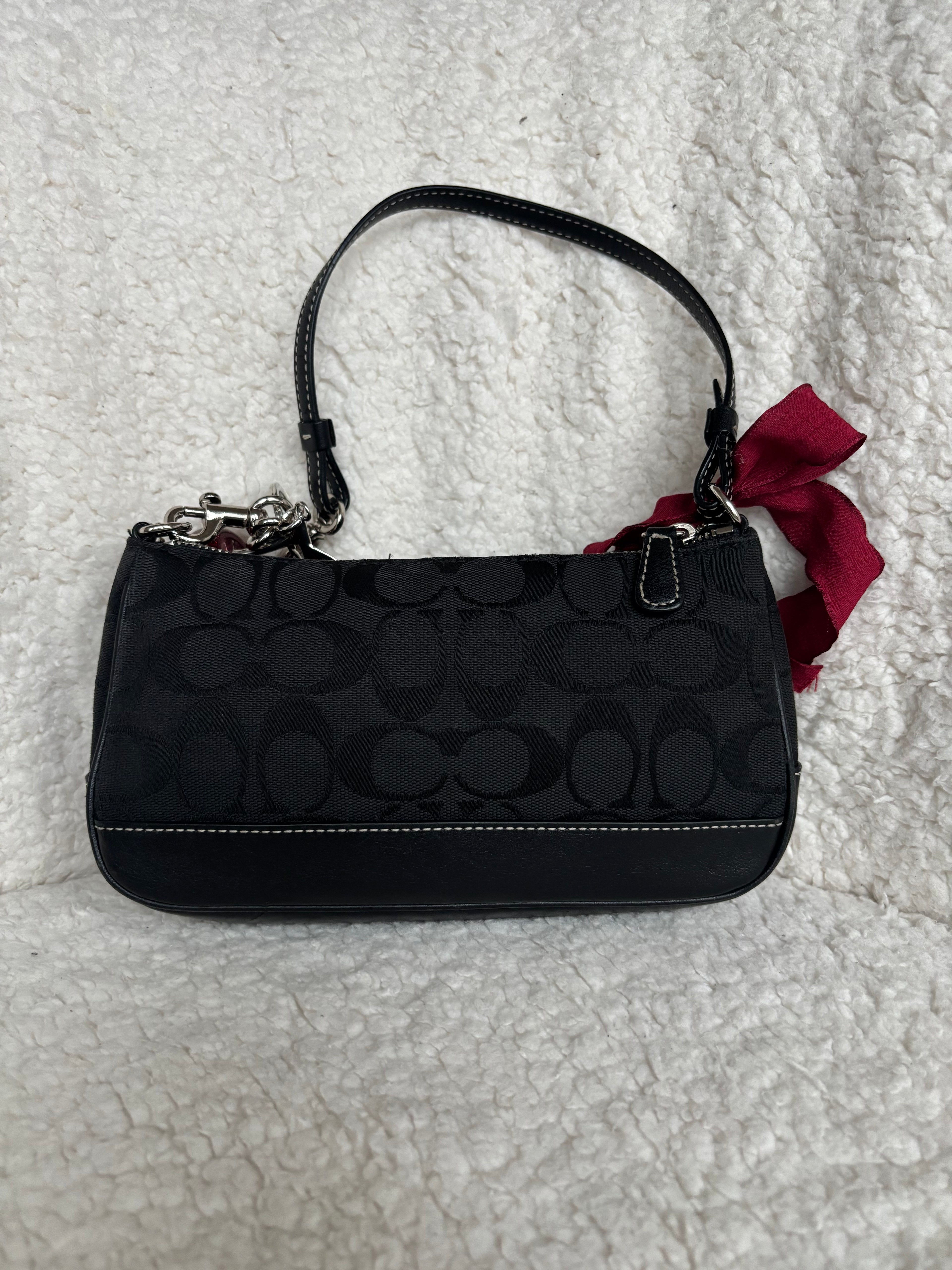 Y2K Coach Demi Bag Black Signature