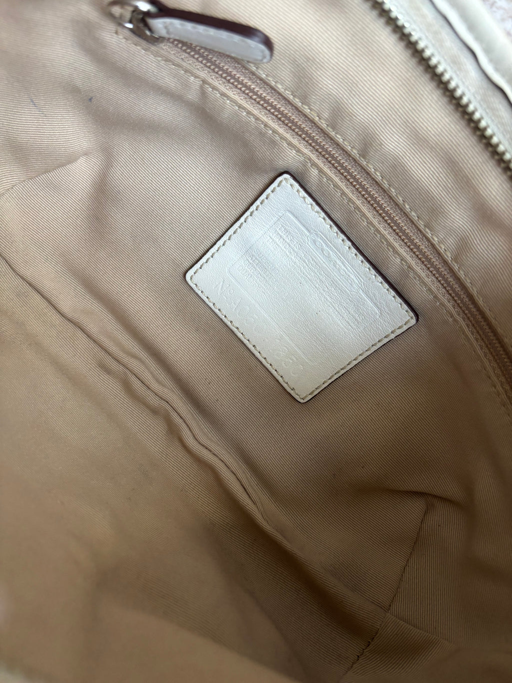 Coach Hobo Mini Off White