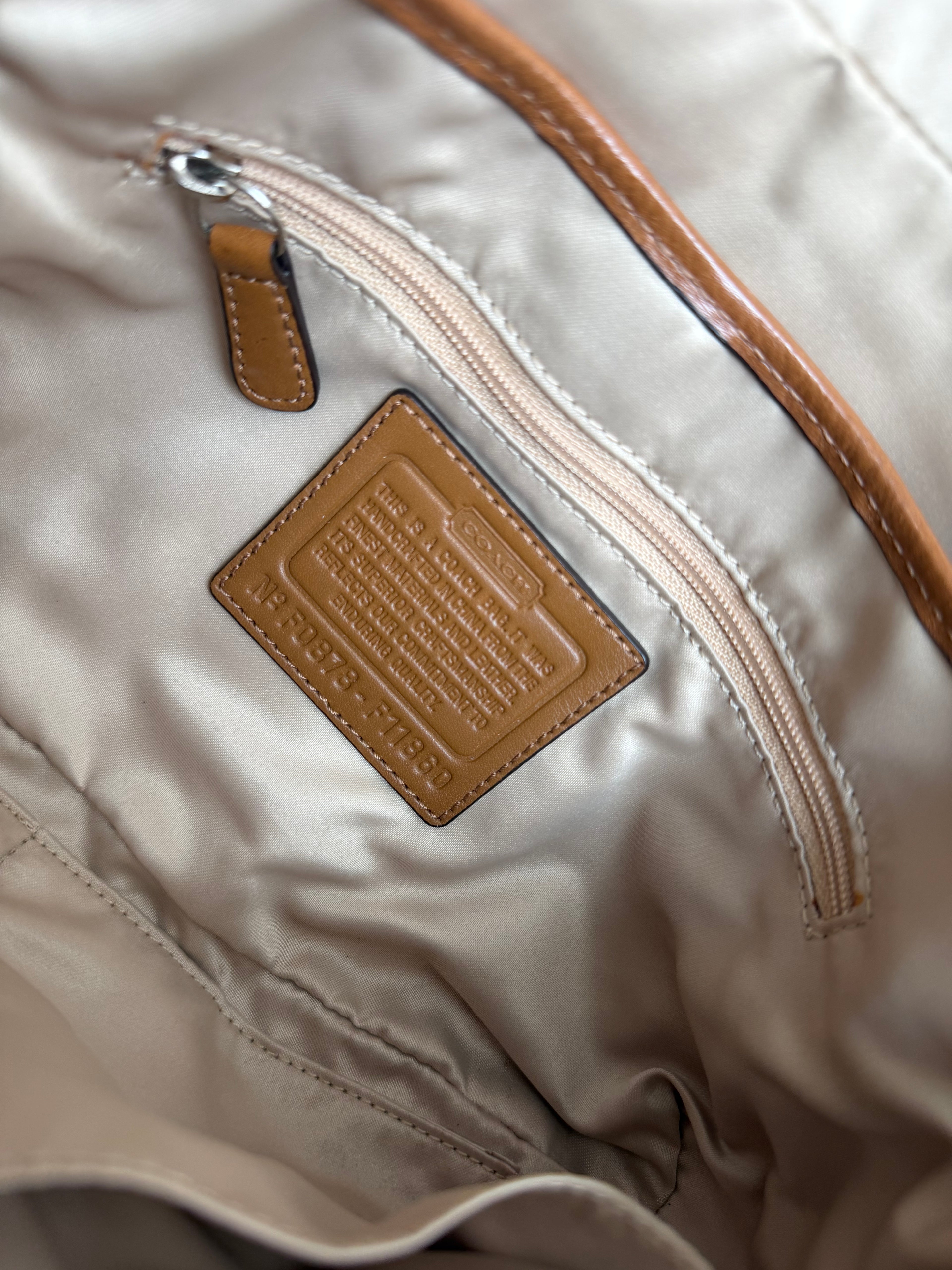 Coach Signature Brown Mini Soho