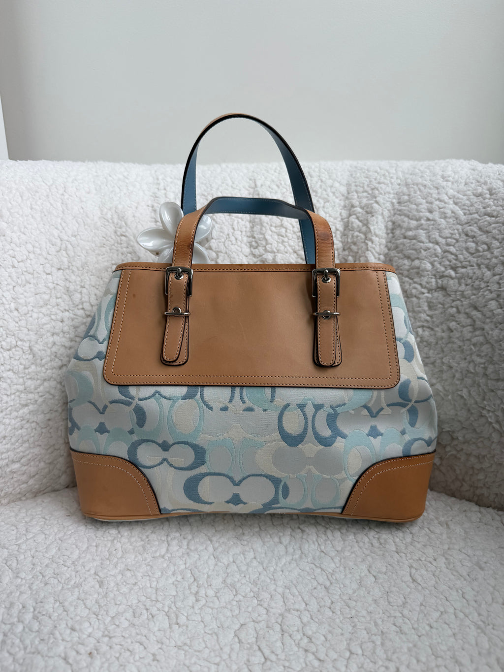 Coach Blue Optic Bag