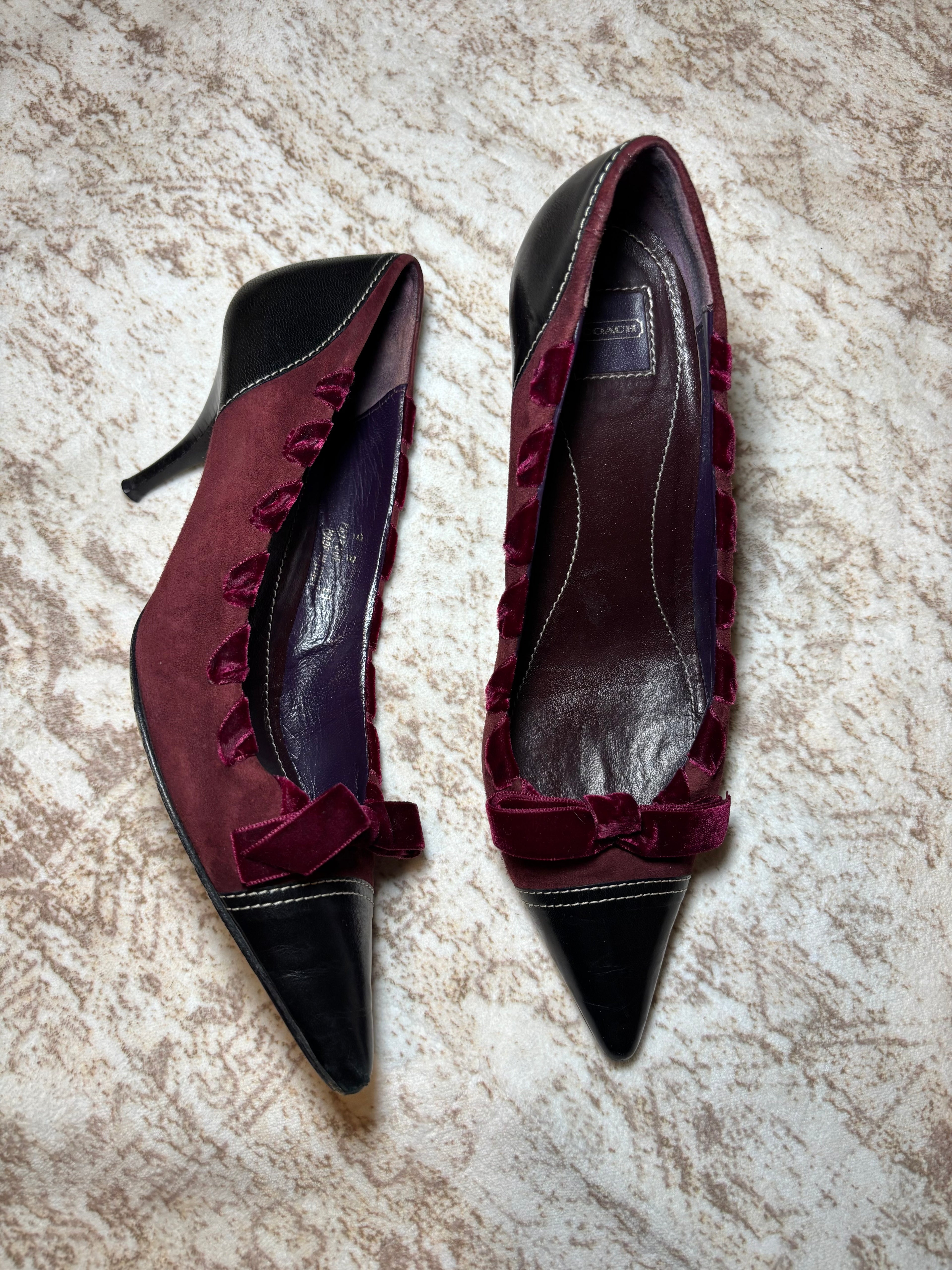 Coach Holiday Kitten Heels