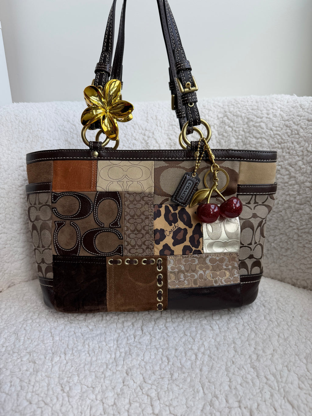 Coach Patchwork Tote Shoulder Bag