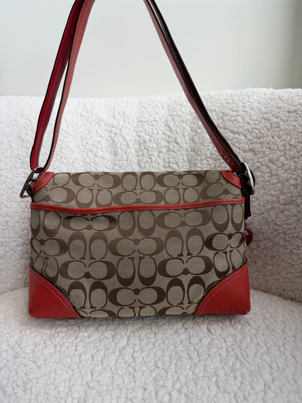 Coach Hampton Signature Shoulder Bag
