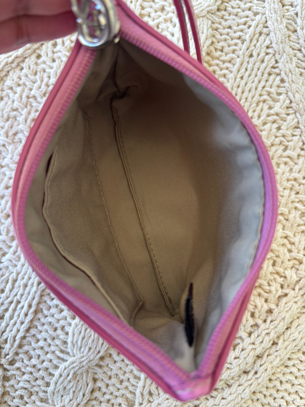Y2K Coach Barbie Pink Signature Wristlet