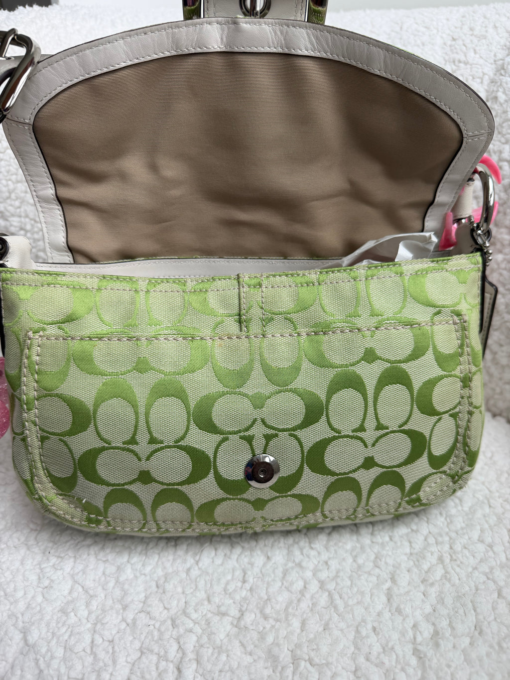 Coach Green Soho Signature