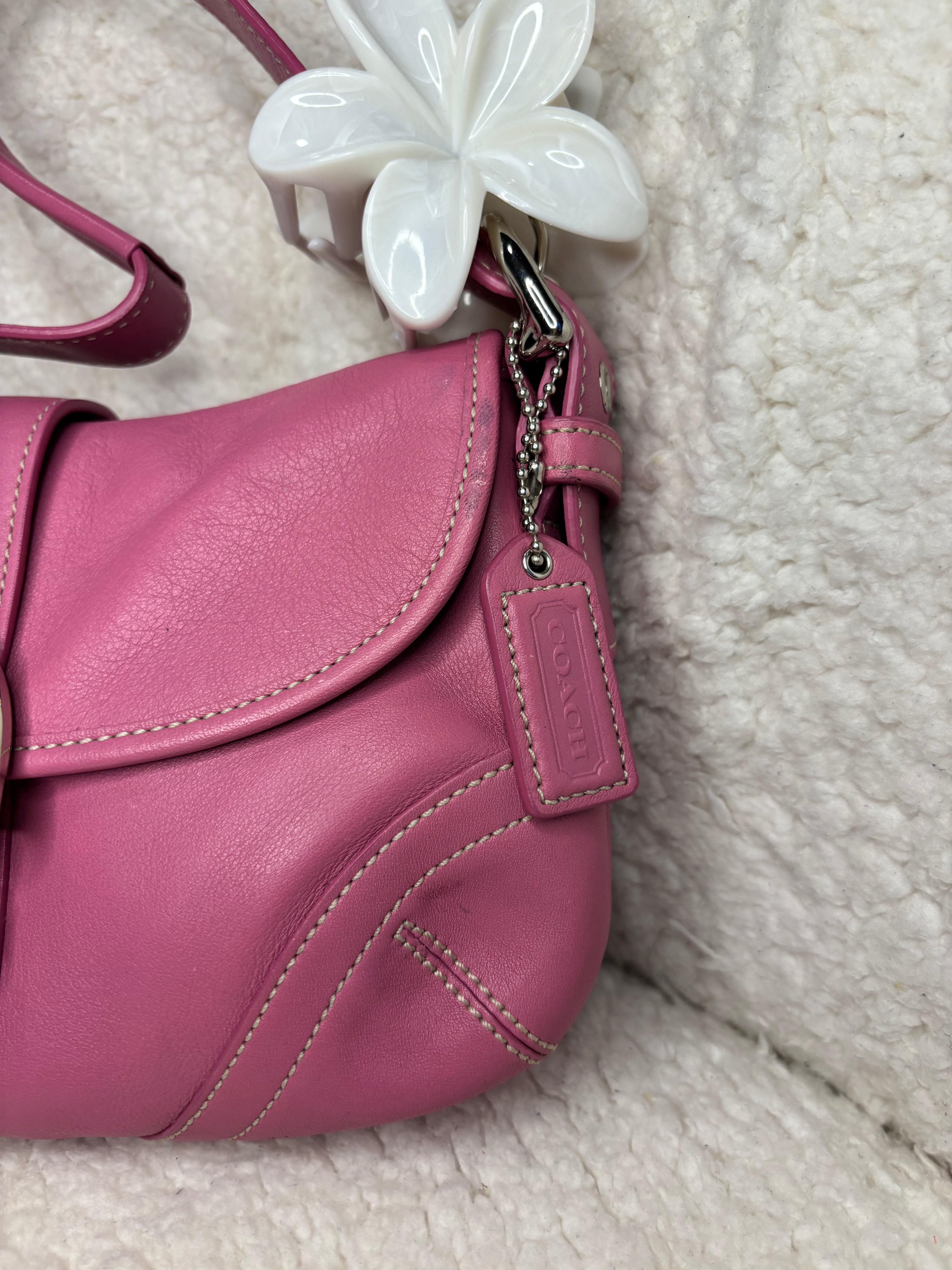 Coach Mini Soho Pink Leather