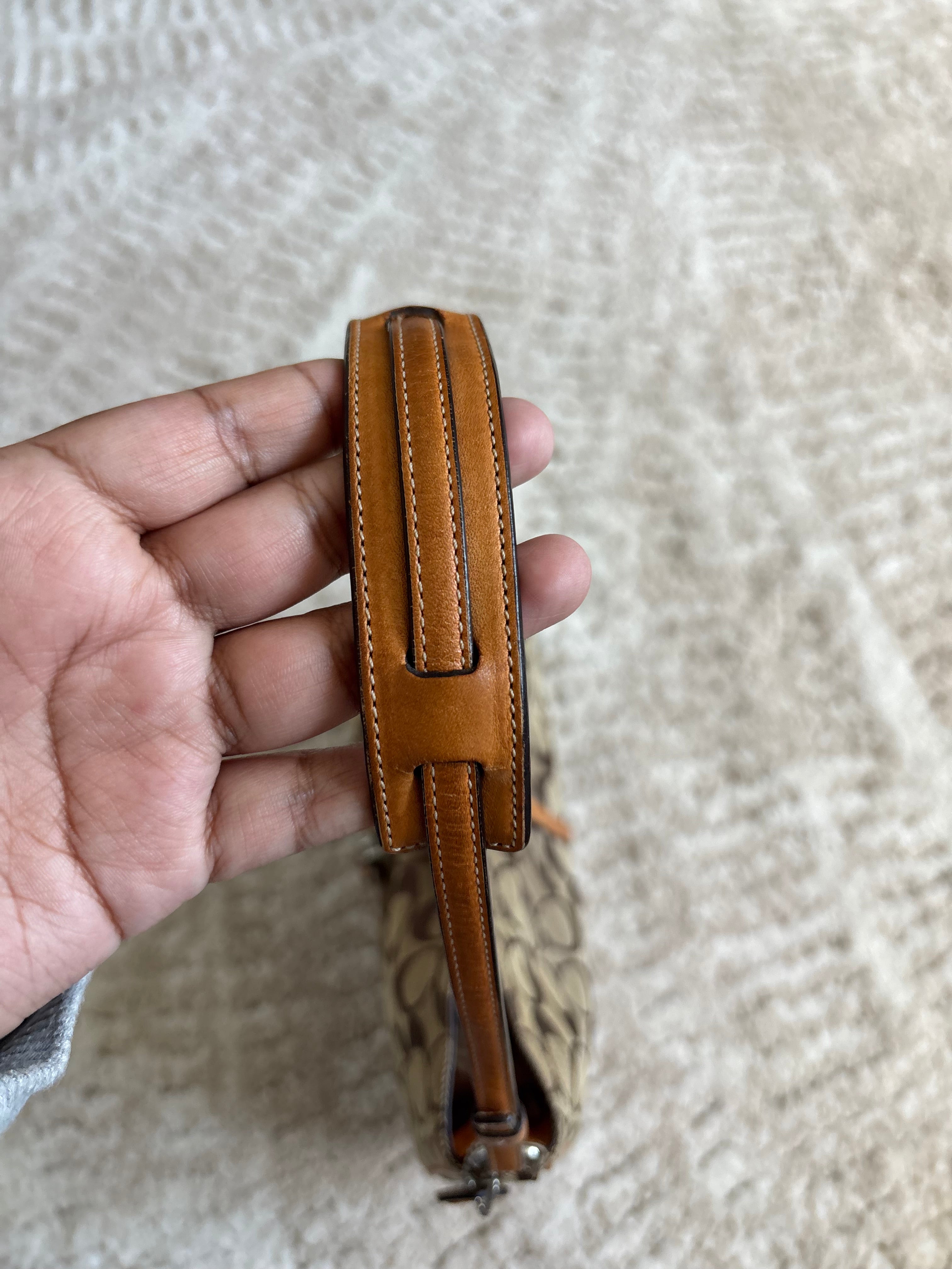 Coach Brown Hampton Shoulder Bag