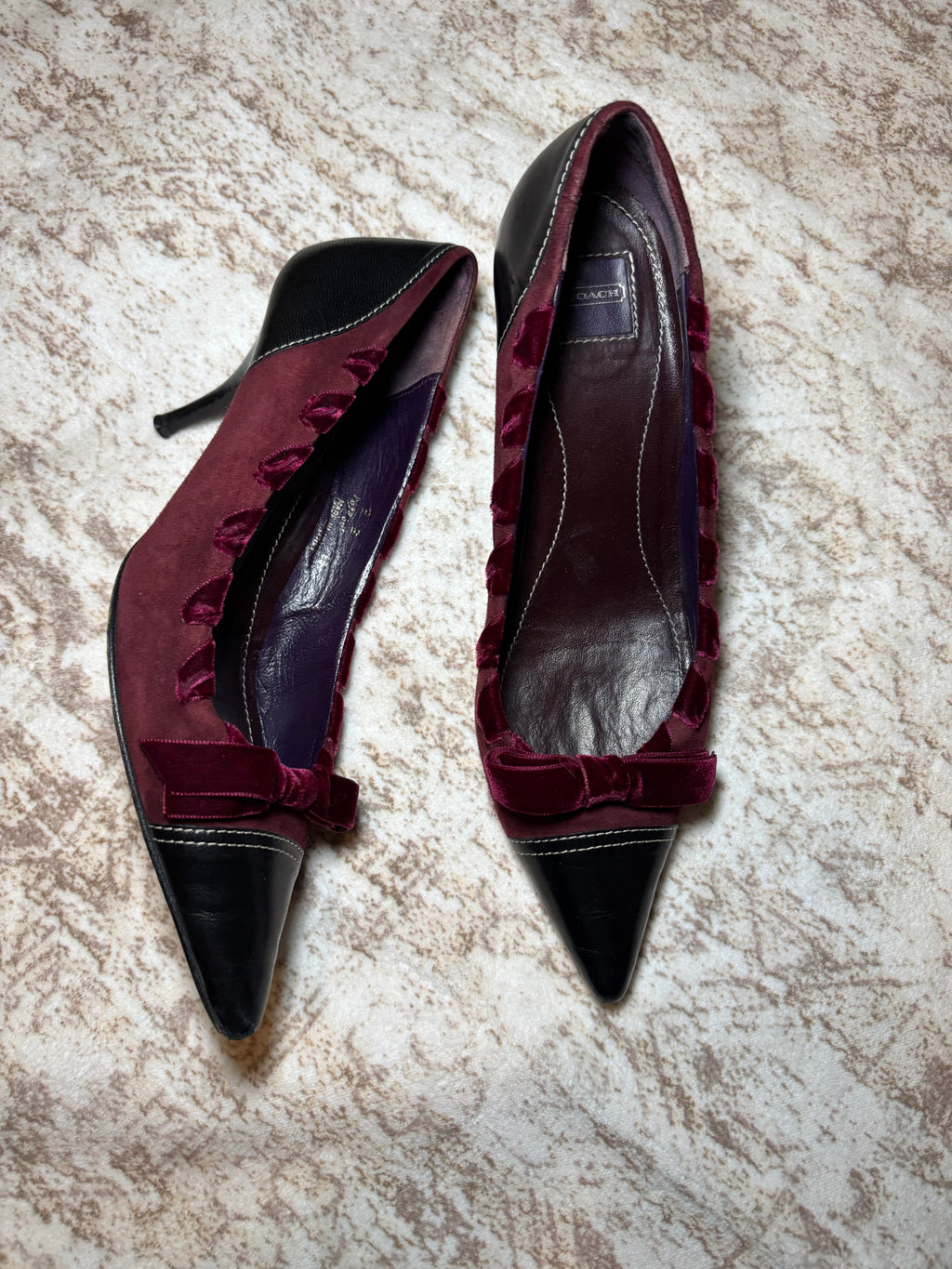 Coach Holiday Kitten Heels