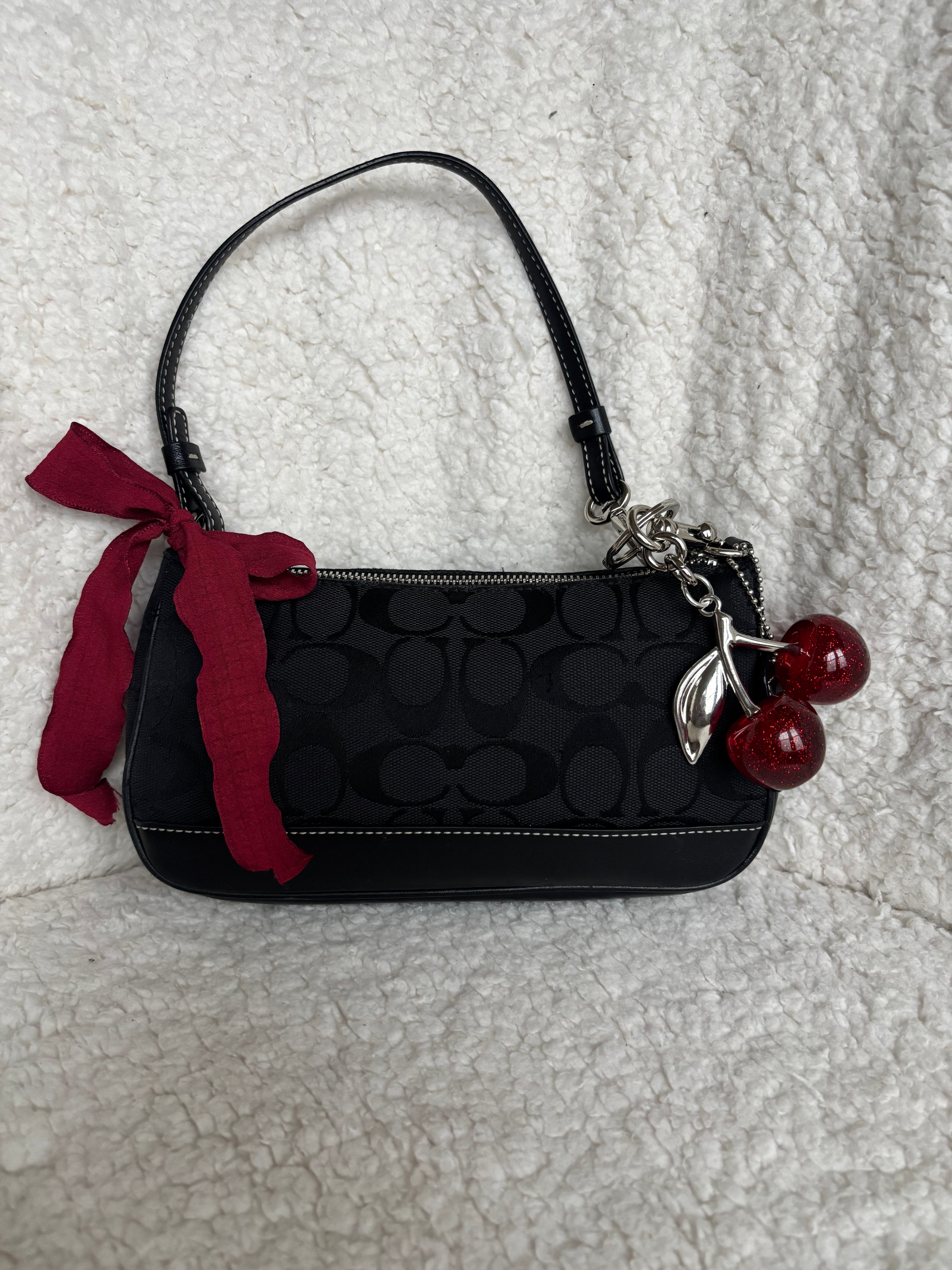 Y2K Coach Demi Bag Black Signature