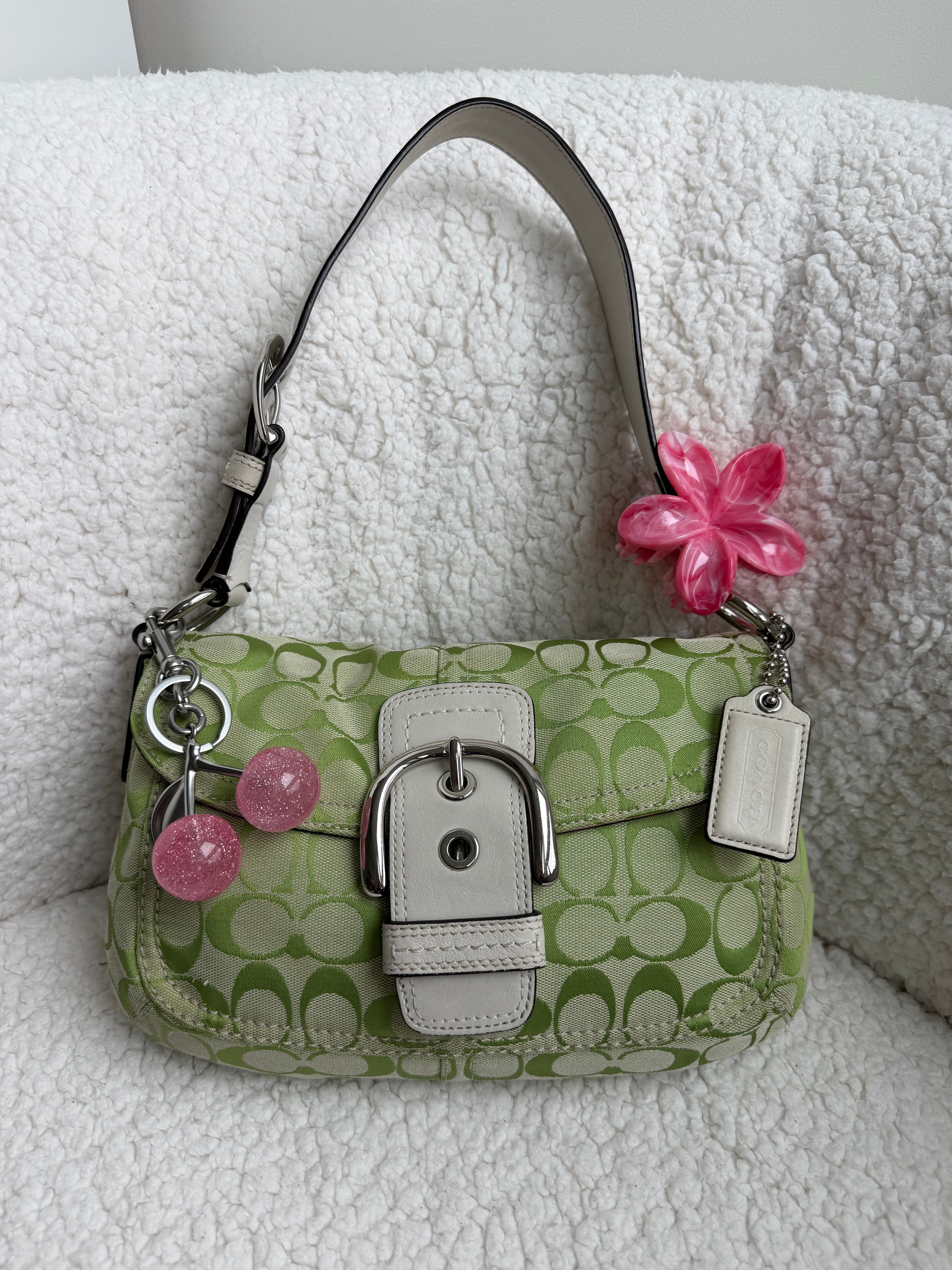 Coach Green Soho Signature