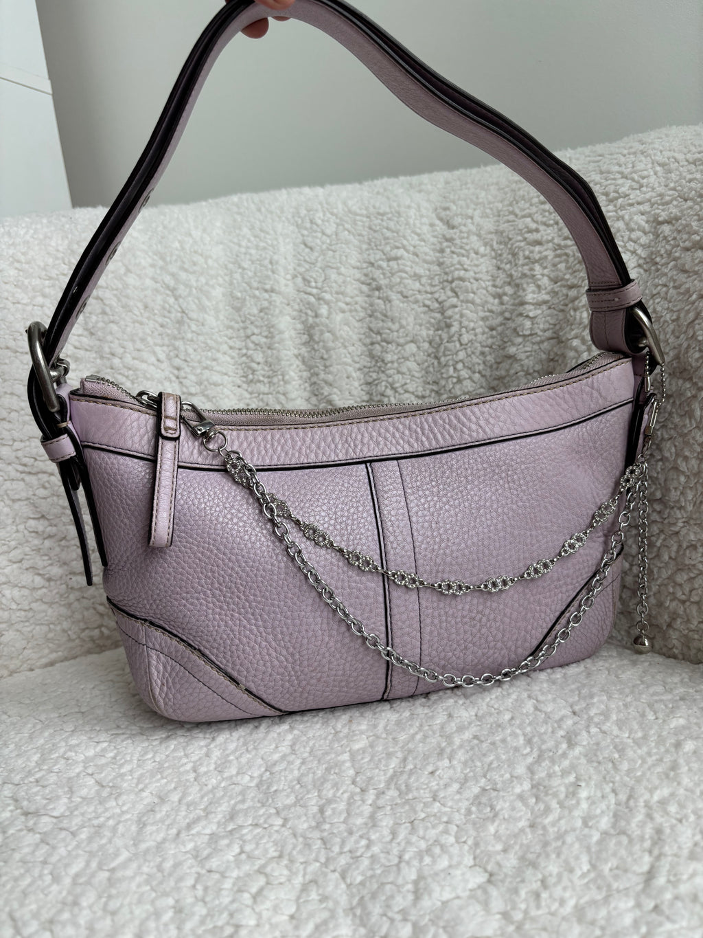 Coach East West Lilac Shoulder Bag