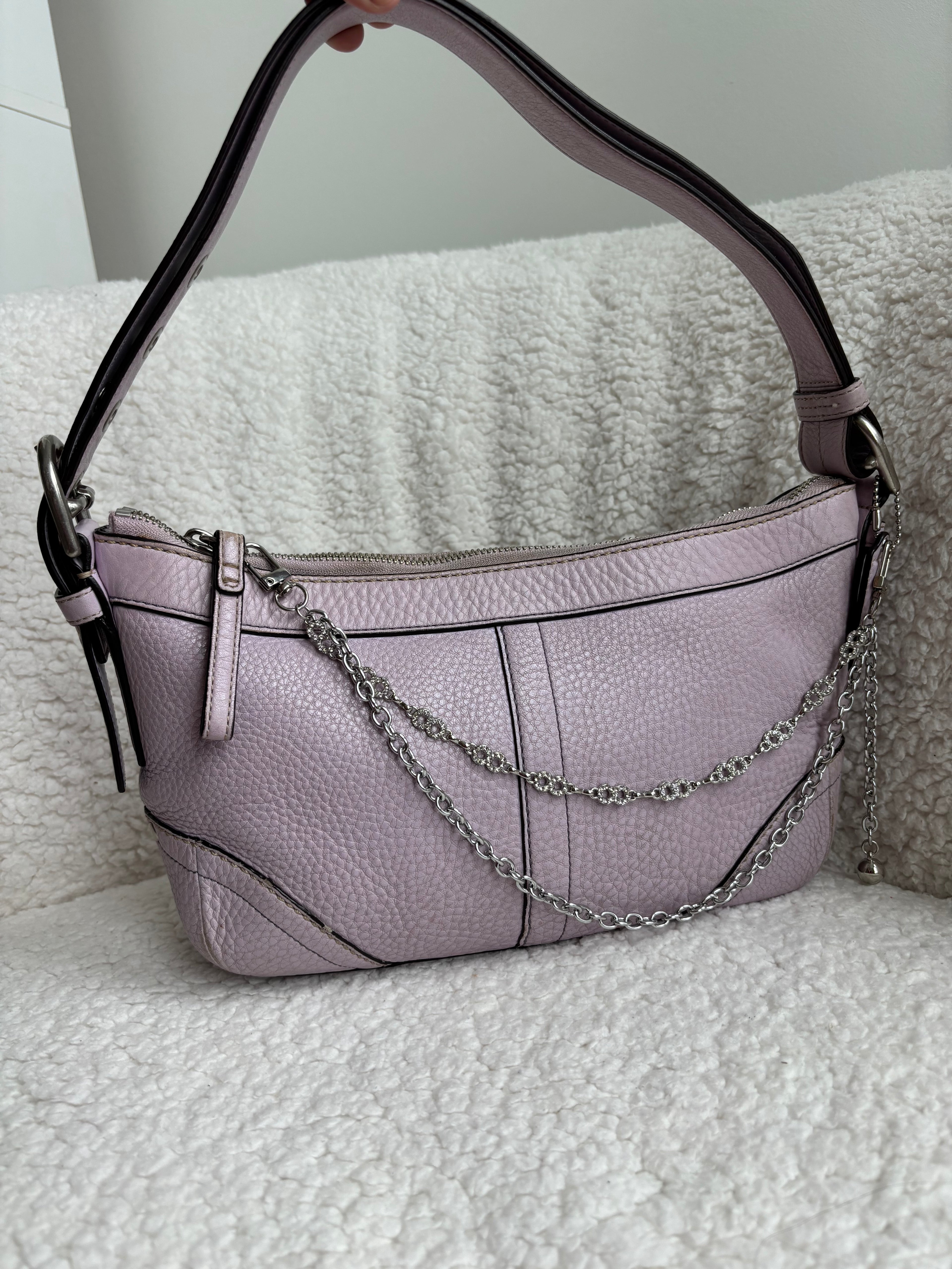Coach East West Lilac Shoulder Bag