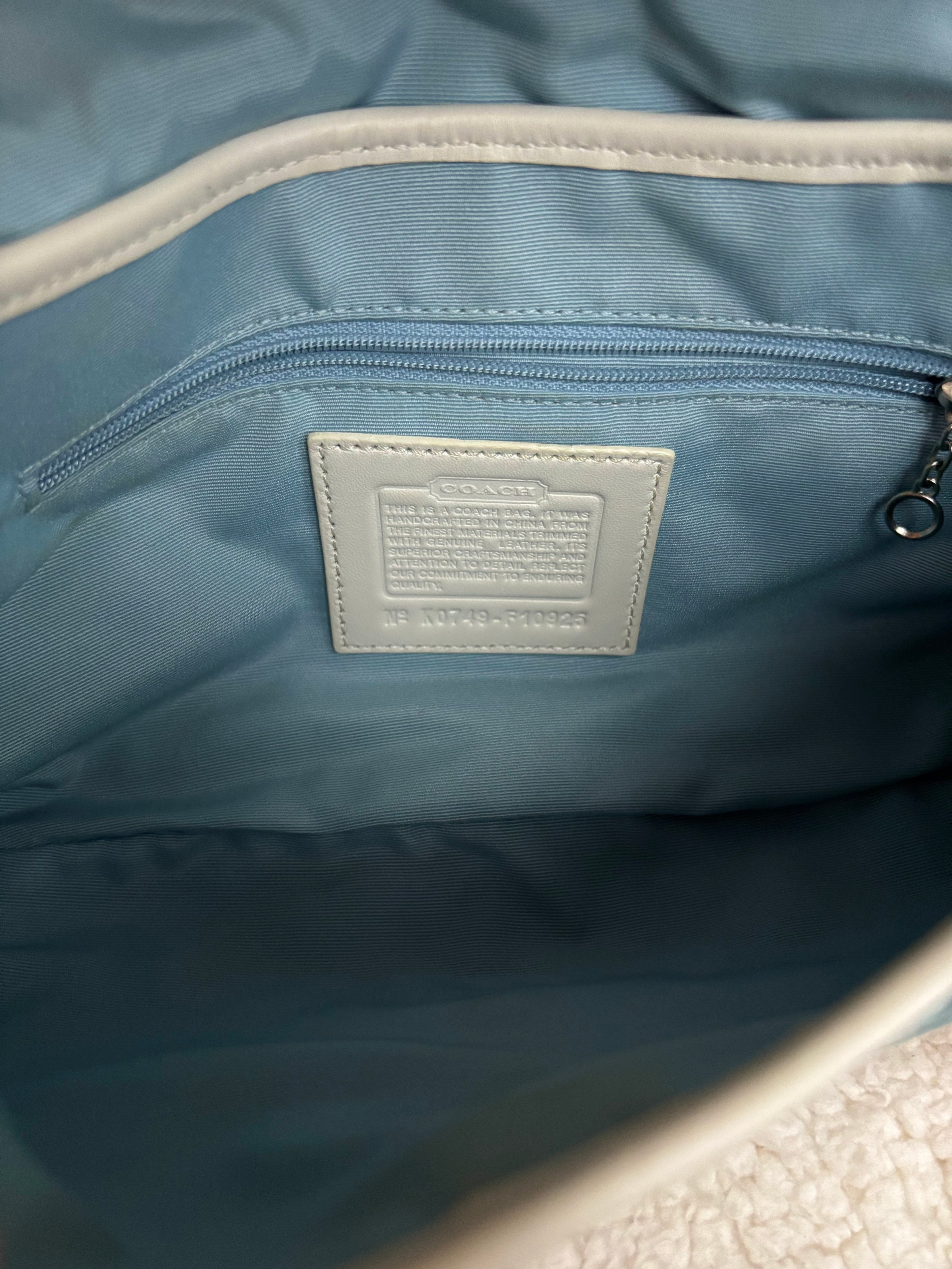 Coach Mini Soho Blue Signature