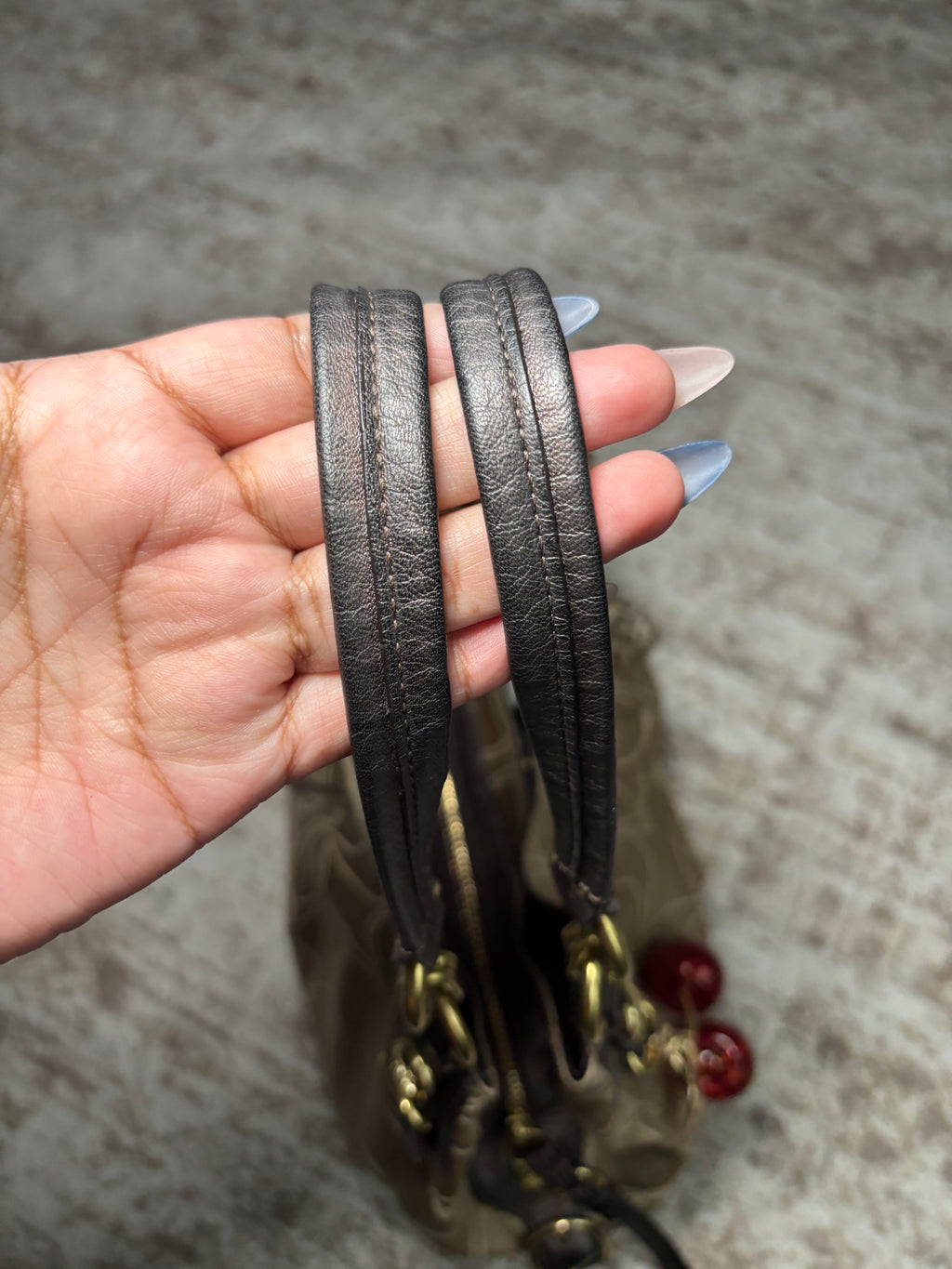 Coach Maggie Champagne Shoulder Bag